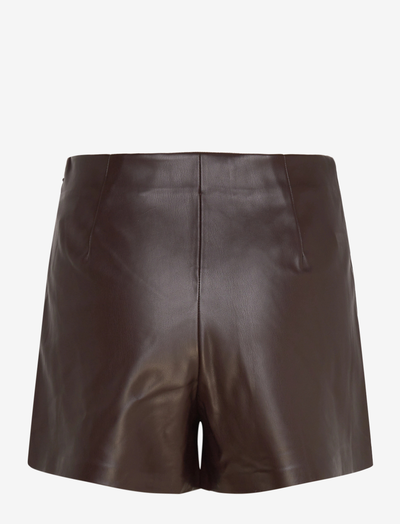 Mango - Faux-leather culottes - korta kjolar - dark brown - 1