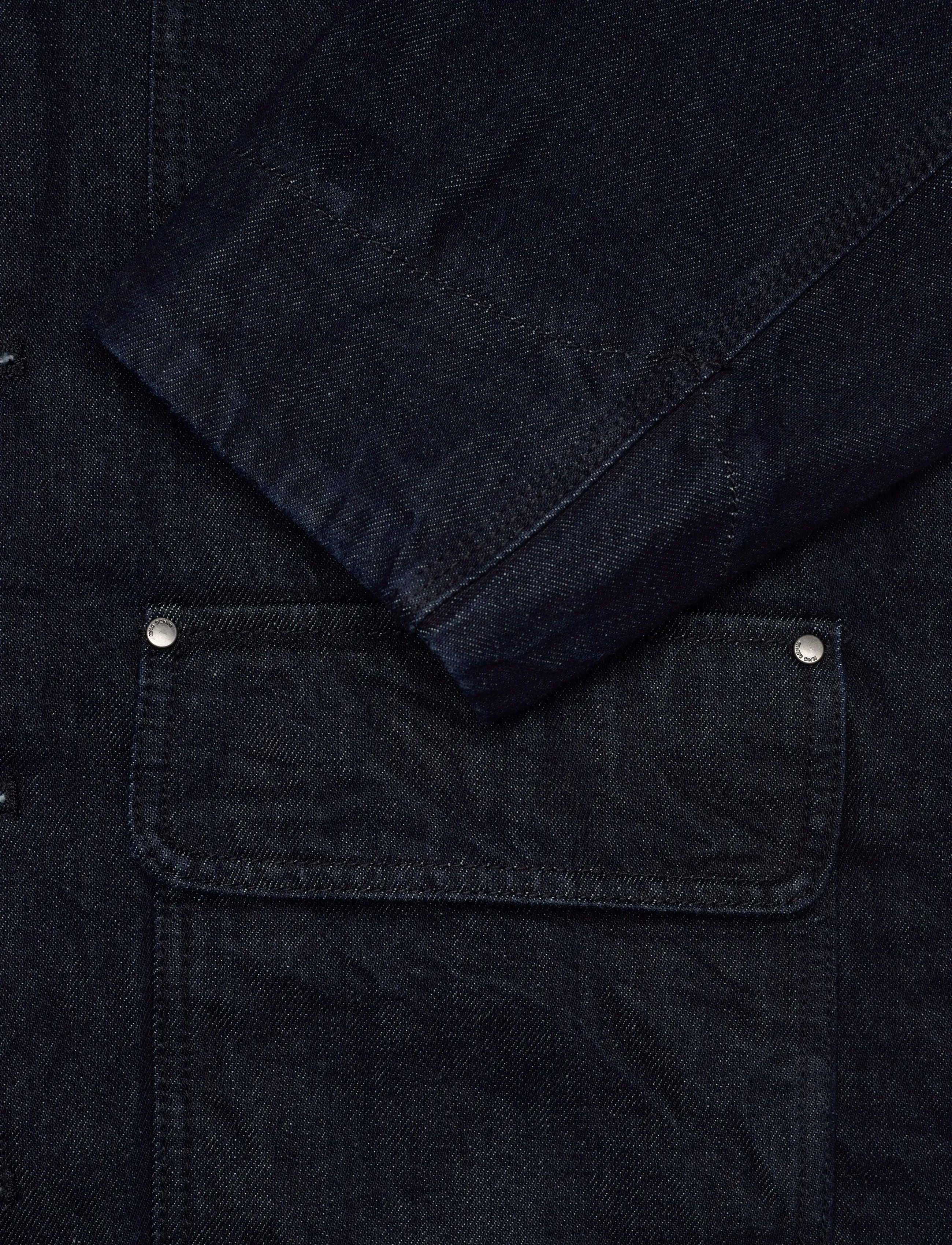 Mango - Denim jacket with faux-leather collar - denimjakker - open blue - 5