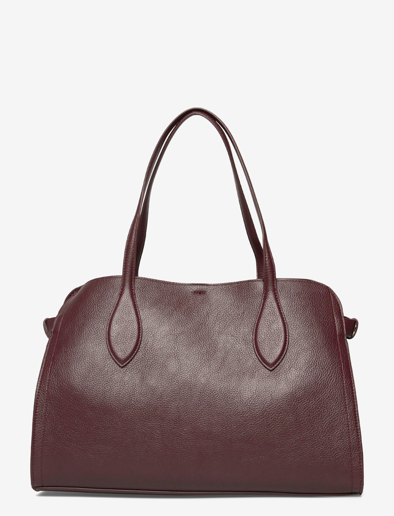 Mango - Medium bag with beaten leather effect - speciella tillfällen - dark red - 0