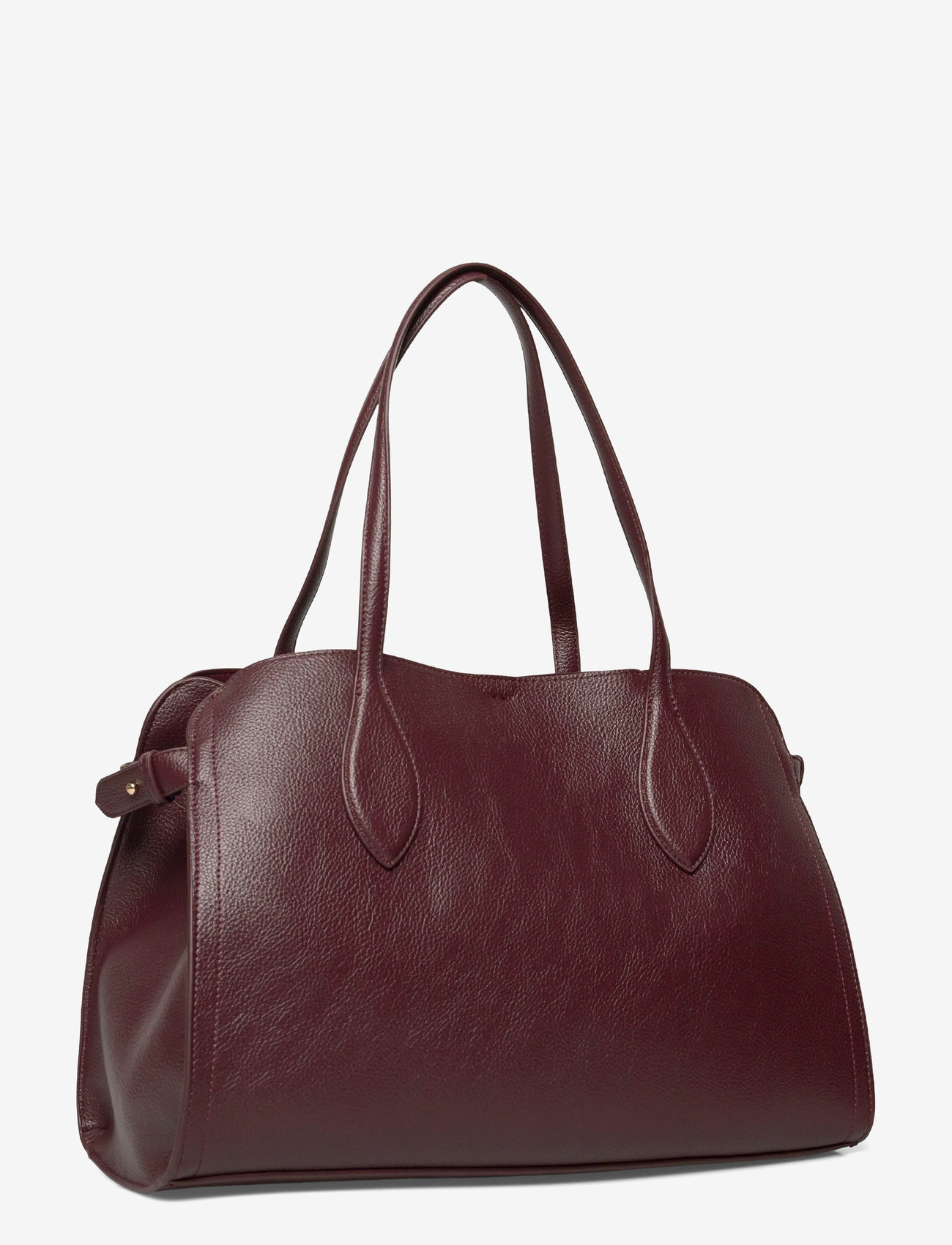Mango - Medium bag with beaten leather effect - speciella tillfällen - dark red - 2