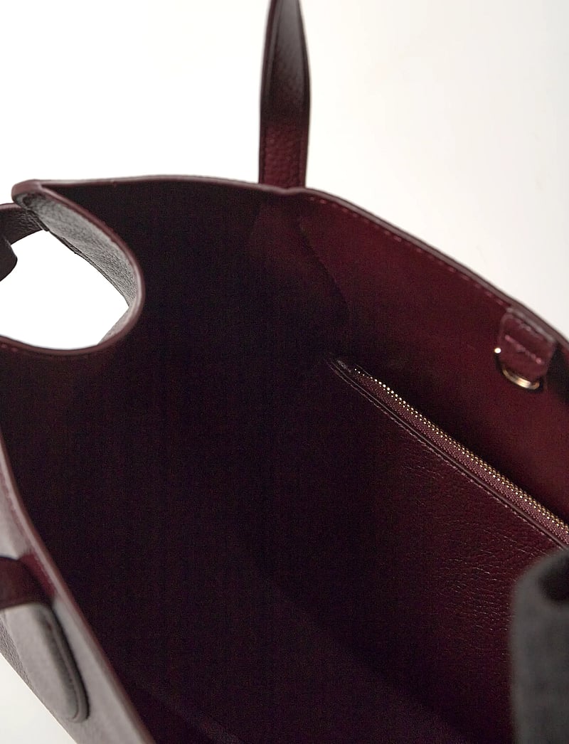 Mango - Medium bag with beaten leather effect - særlige begivenheder - dark red - 4