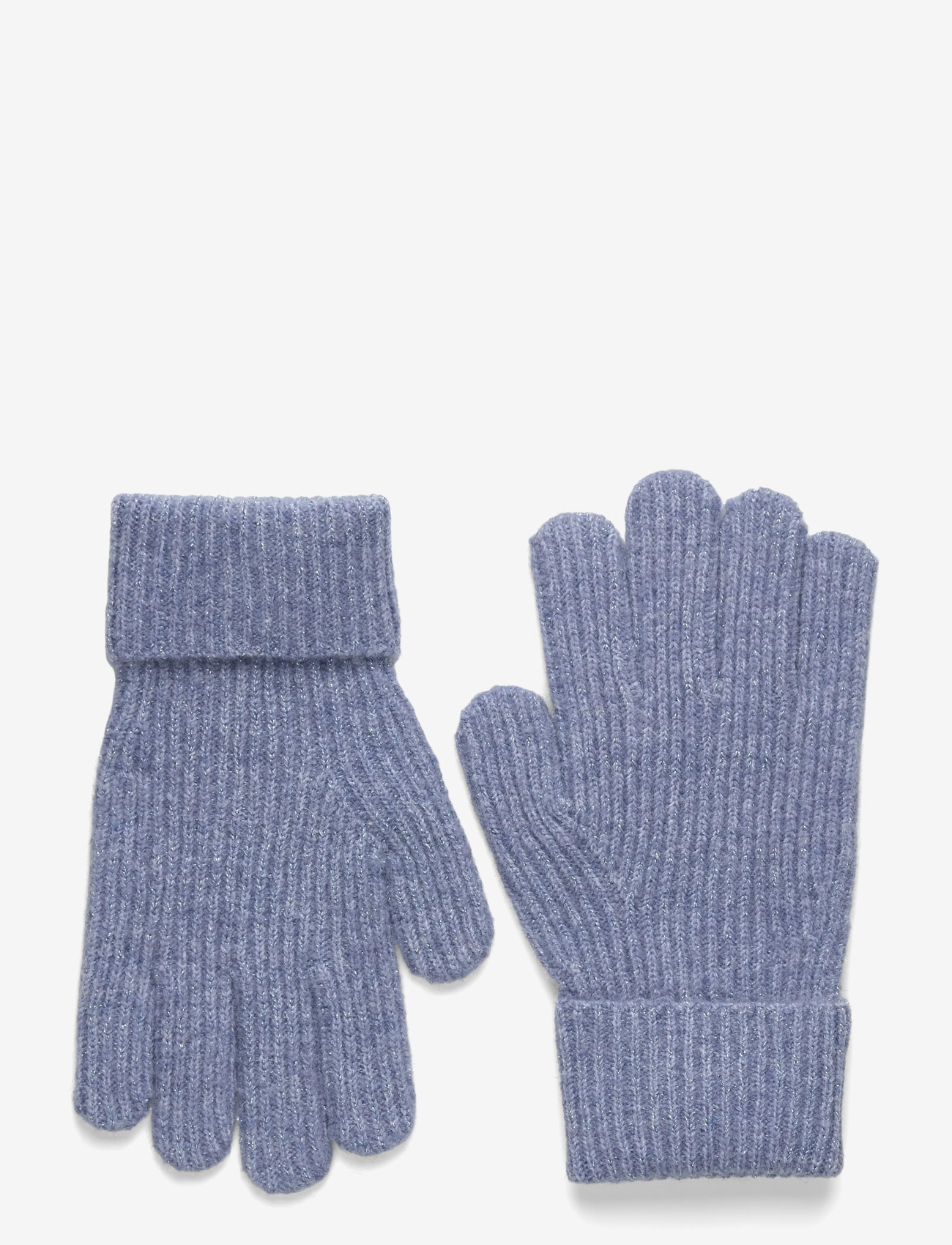 Mango - Ribbed lurex gloves - accessoires - lt-pastel blue - 0