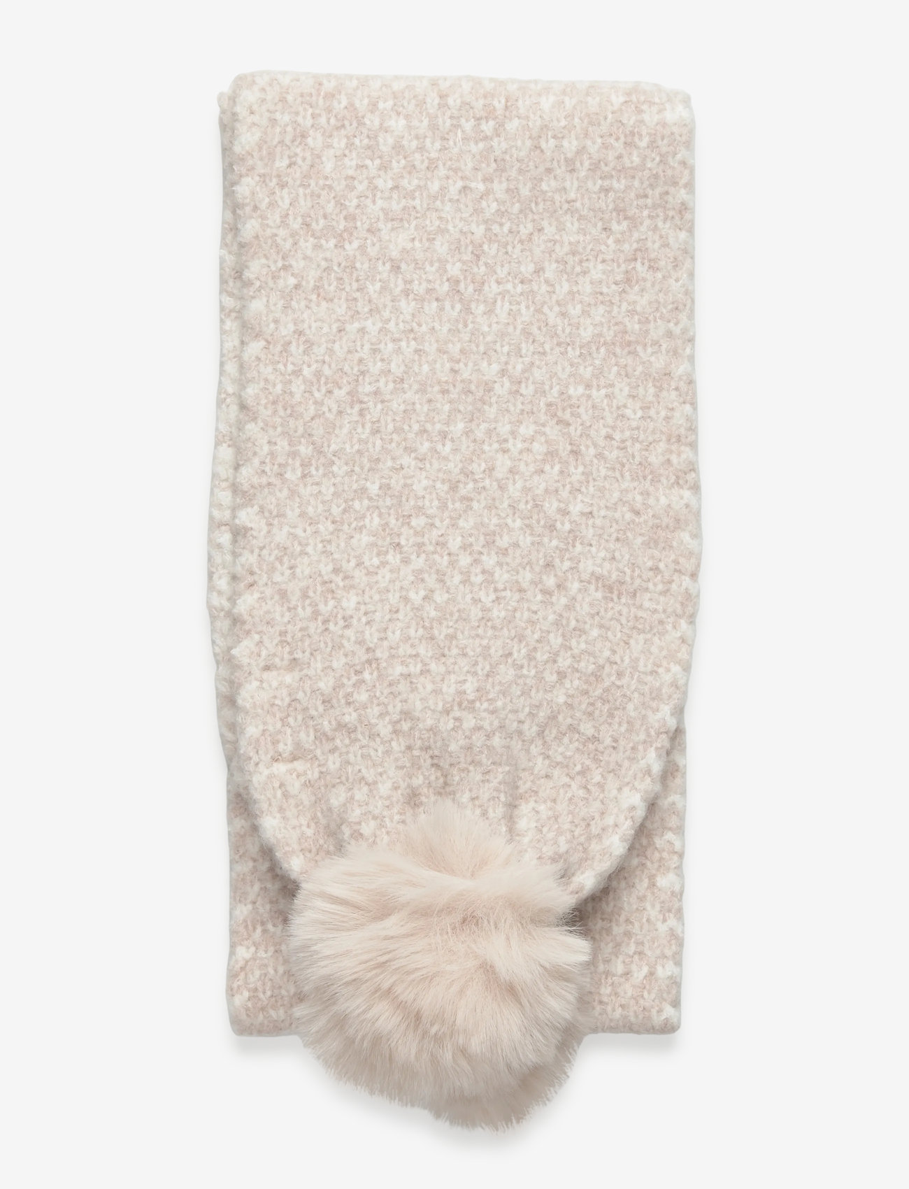 Mango - Pompom knit scarf - winteraccessoires - lt pastel brown - 1