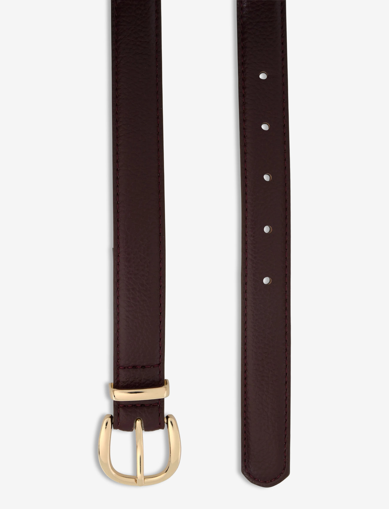 Mango - Oval buckle belt - die niedrigsten preise - dark red - 1