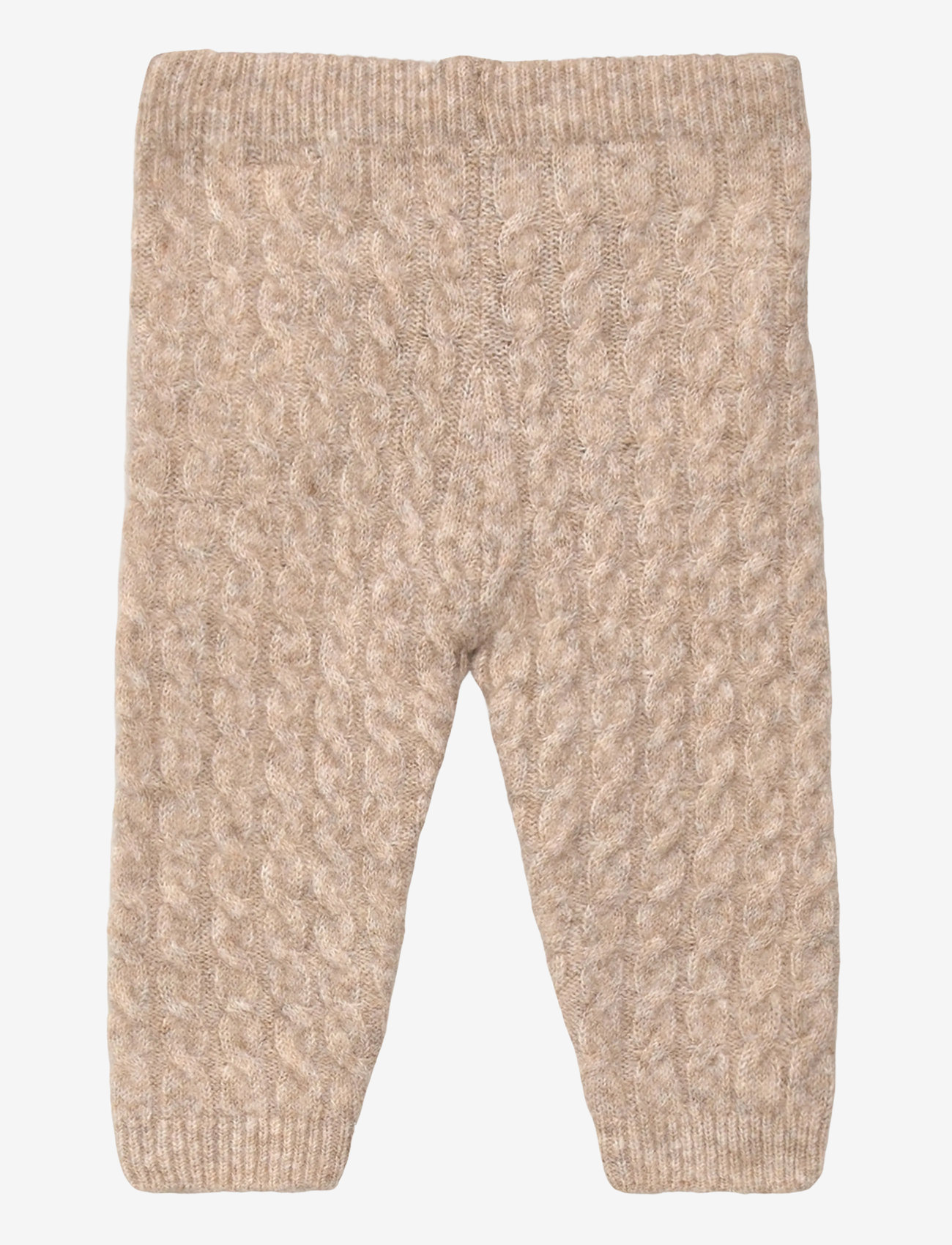 Mango - Knitted leggings - leggings - lt pastel brown - 1