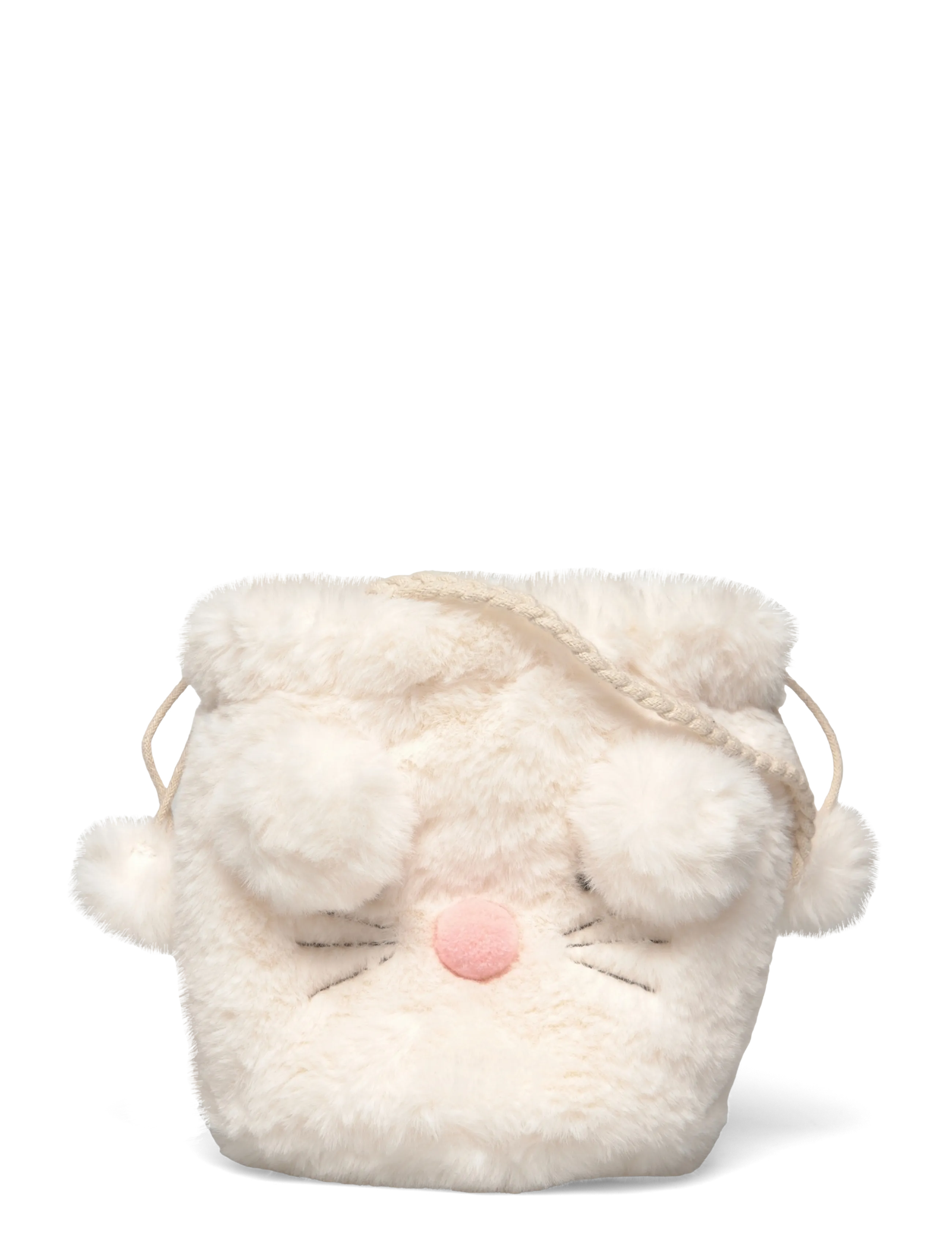 Mango Bag with ears and tassels - Taschen - LIGHT BEIGE / cream