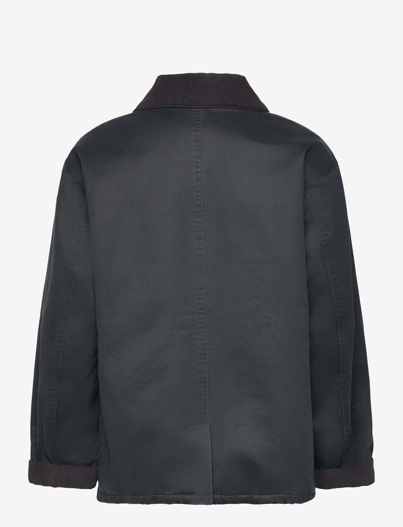 Mango - Waxed-effect parka - parkas - medium blue - 2