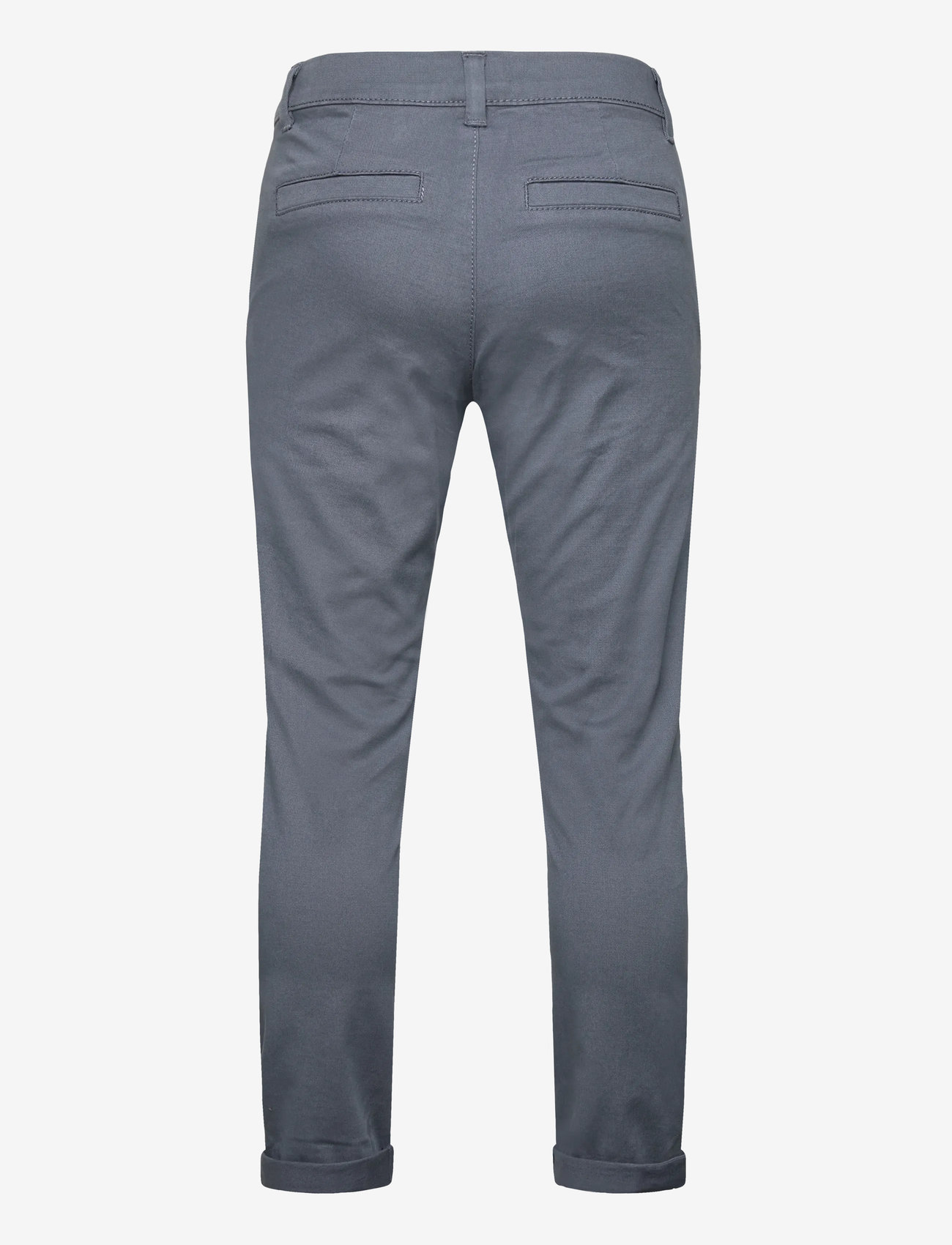 Mango - Plain chino trousers - höstkläder - medium blue - 1