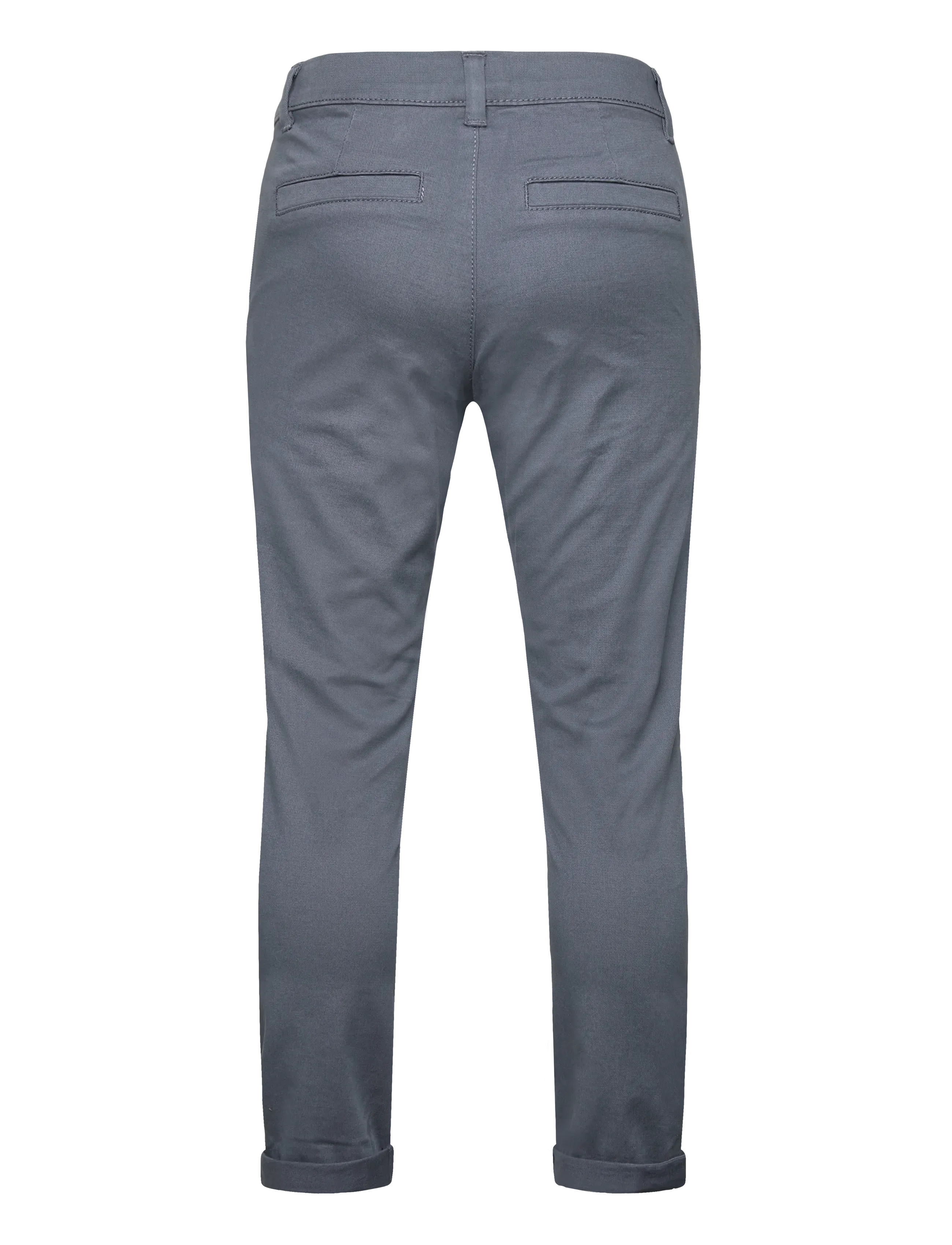 Mango - Plain chino trousers - bukser - medium blue - 2