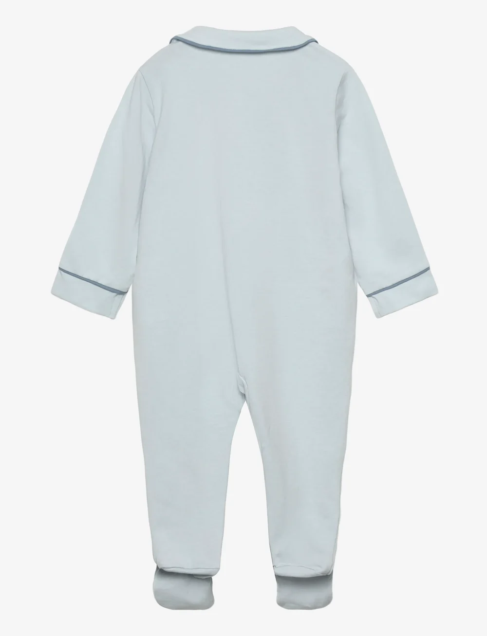 Mango - Baby-neck pyjamas with pockets - langærmede heldragter - lt-pastel blue - 1