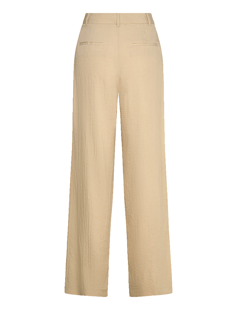 Mango - Wide leg pleated trousers - lt pastel grey - 2