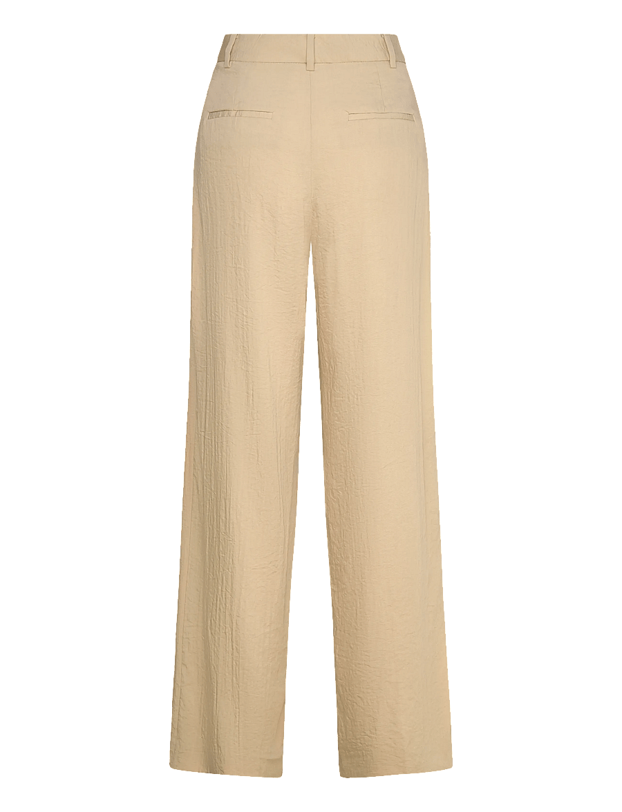 Mango - Wide leg pleated trousers - lt pastel grey - 2