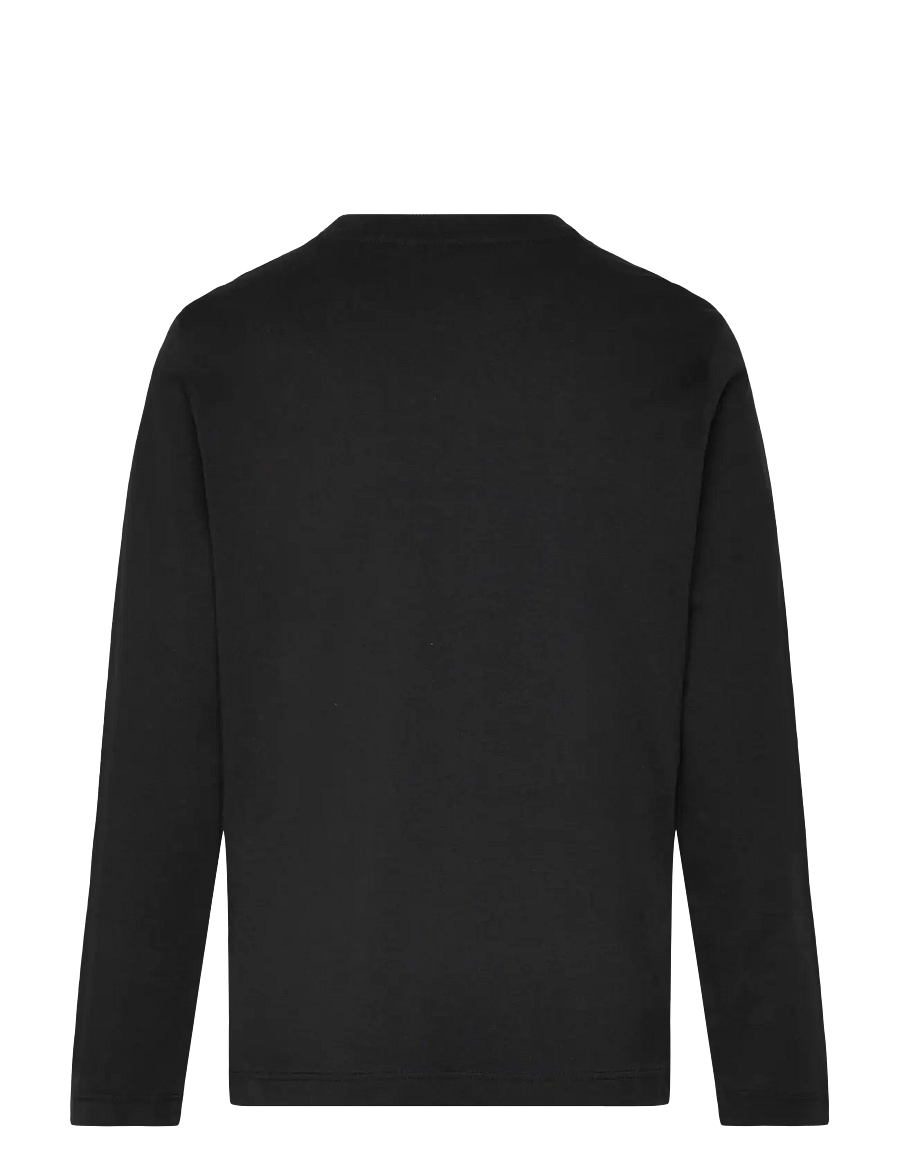 Mango - Long-sleeved t-shirt with pocket - langærmede t-shirts - black - 1