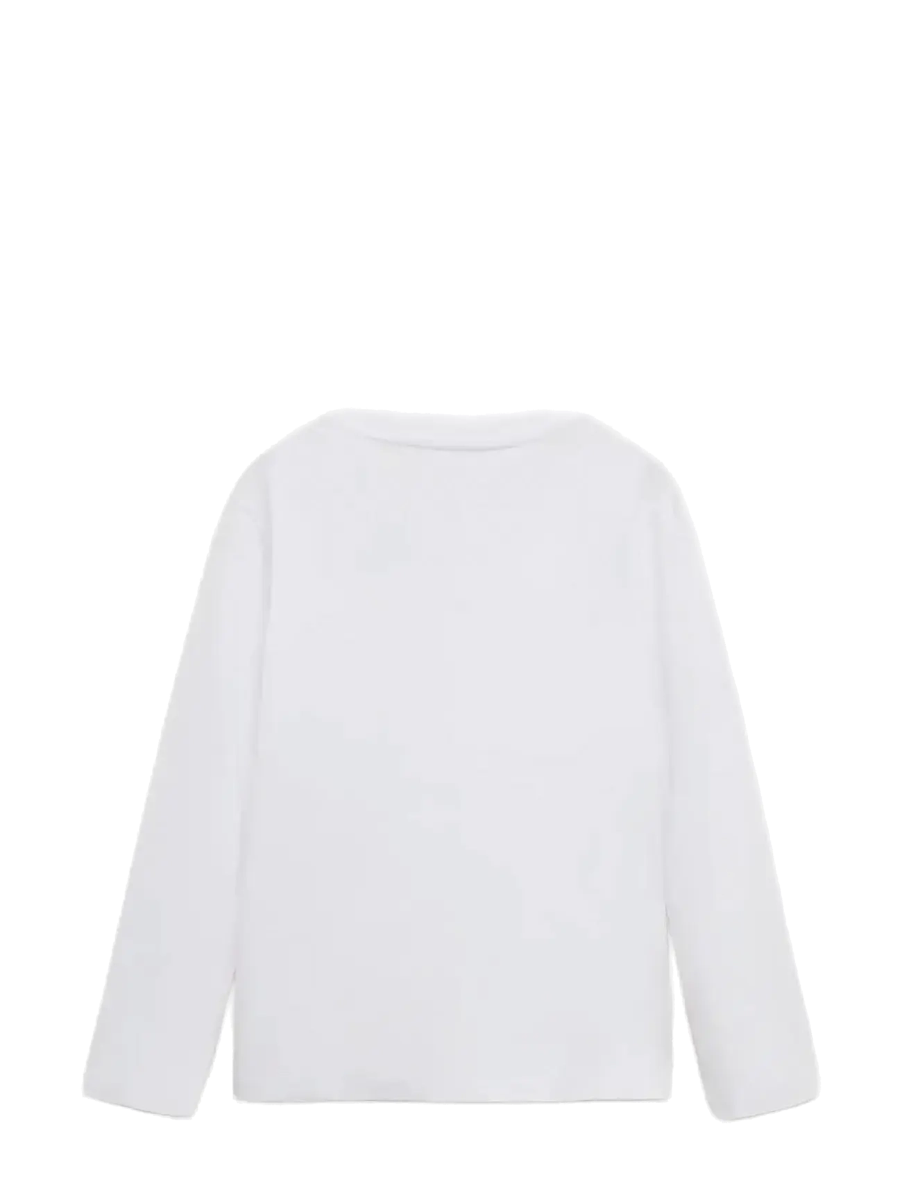 Mango - Long-sleeved t-shirt with pocket - langermede t-skjorter - white - 2