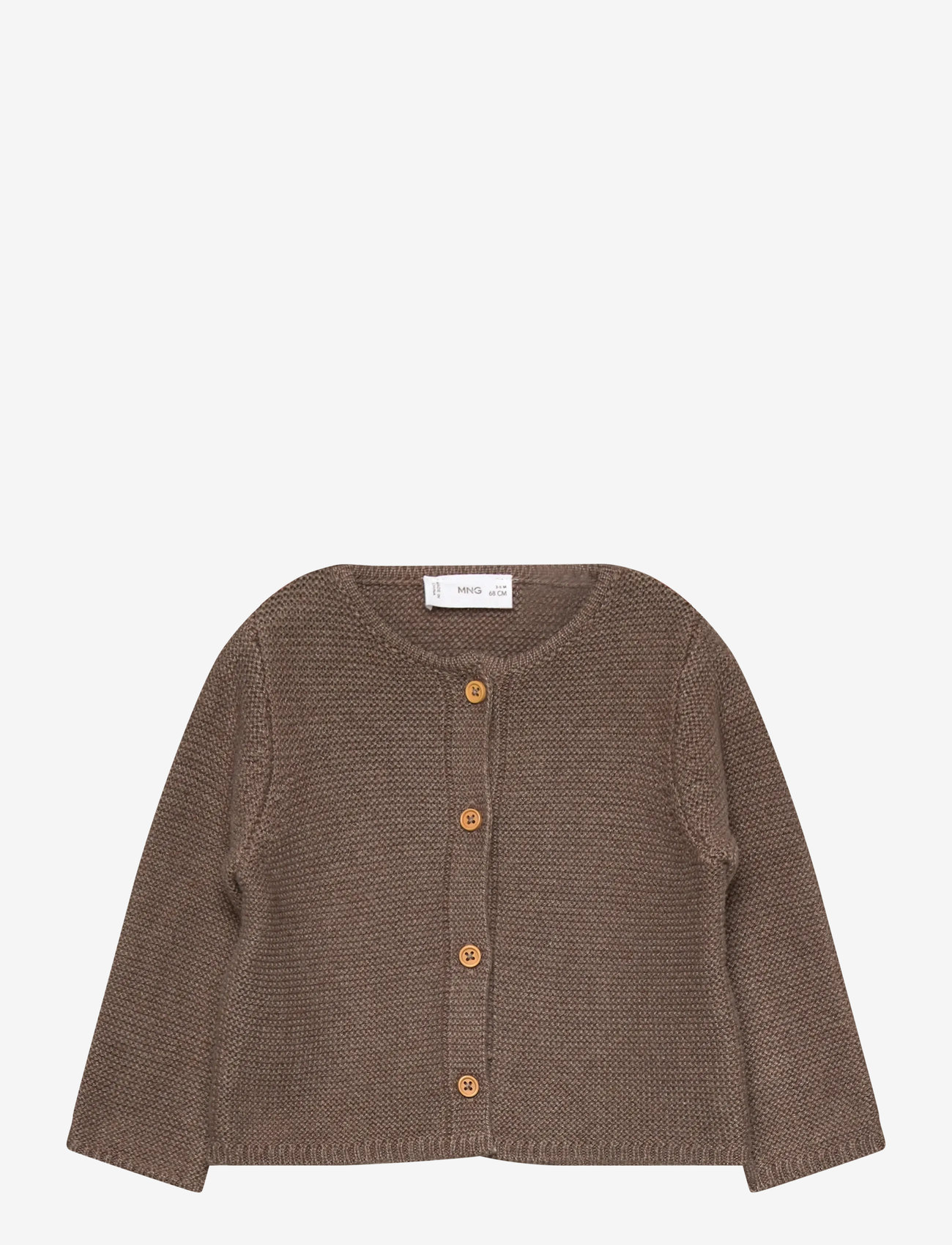 Mango - Knitted button cardigan - cardigans - medium brown - 0