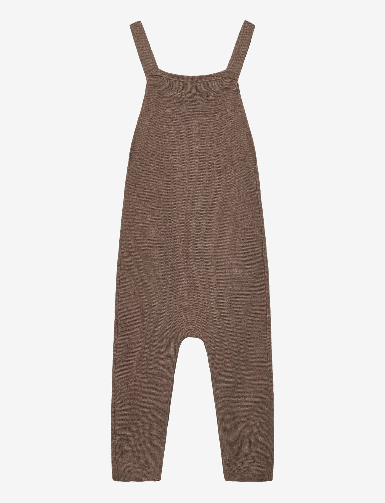 Mango - Long knitted dungarees - hängselbyxor - medium brown - 1