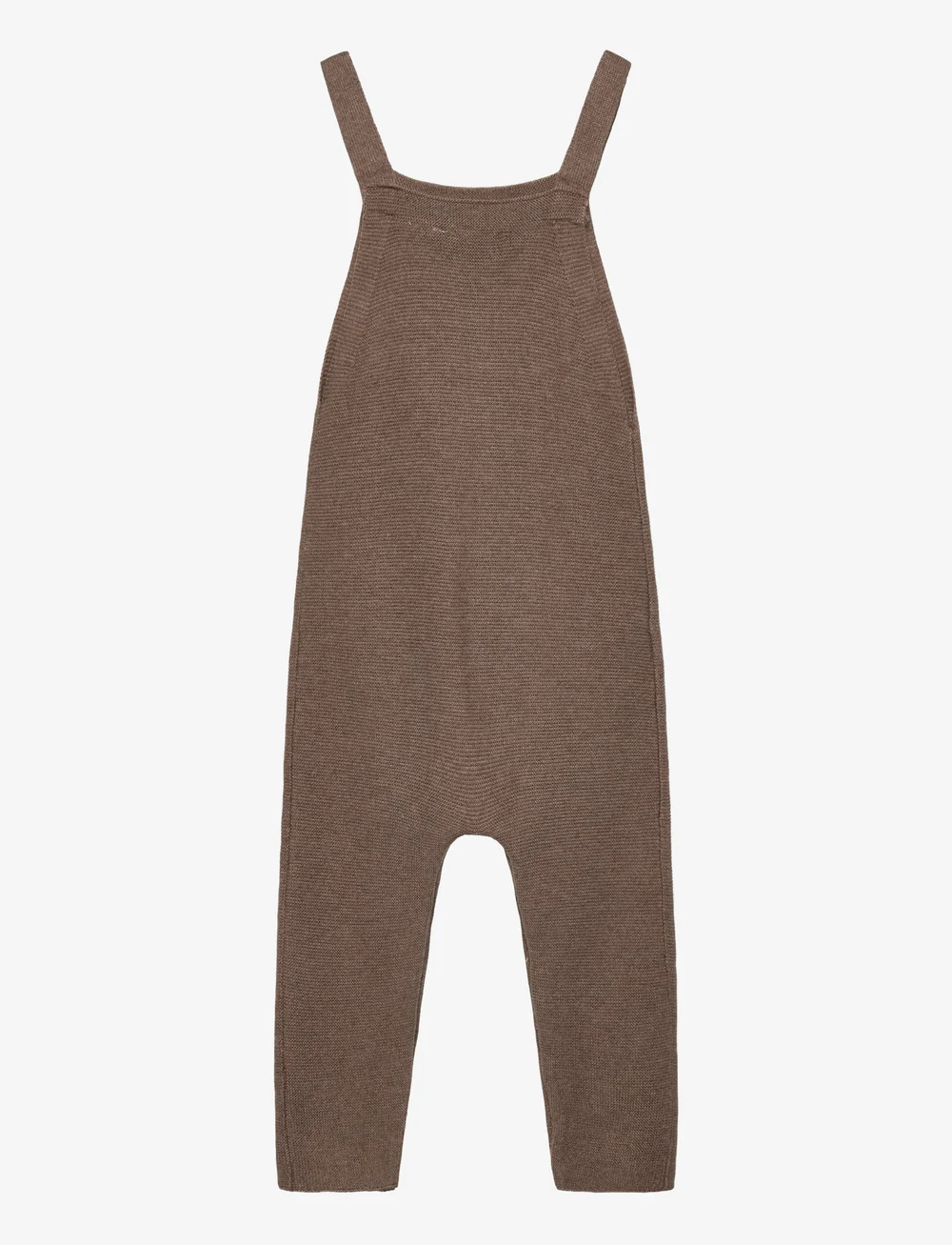 Mango - Long knitted dungarees - overalls - medium brown - 1
