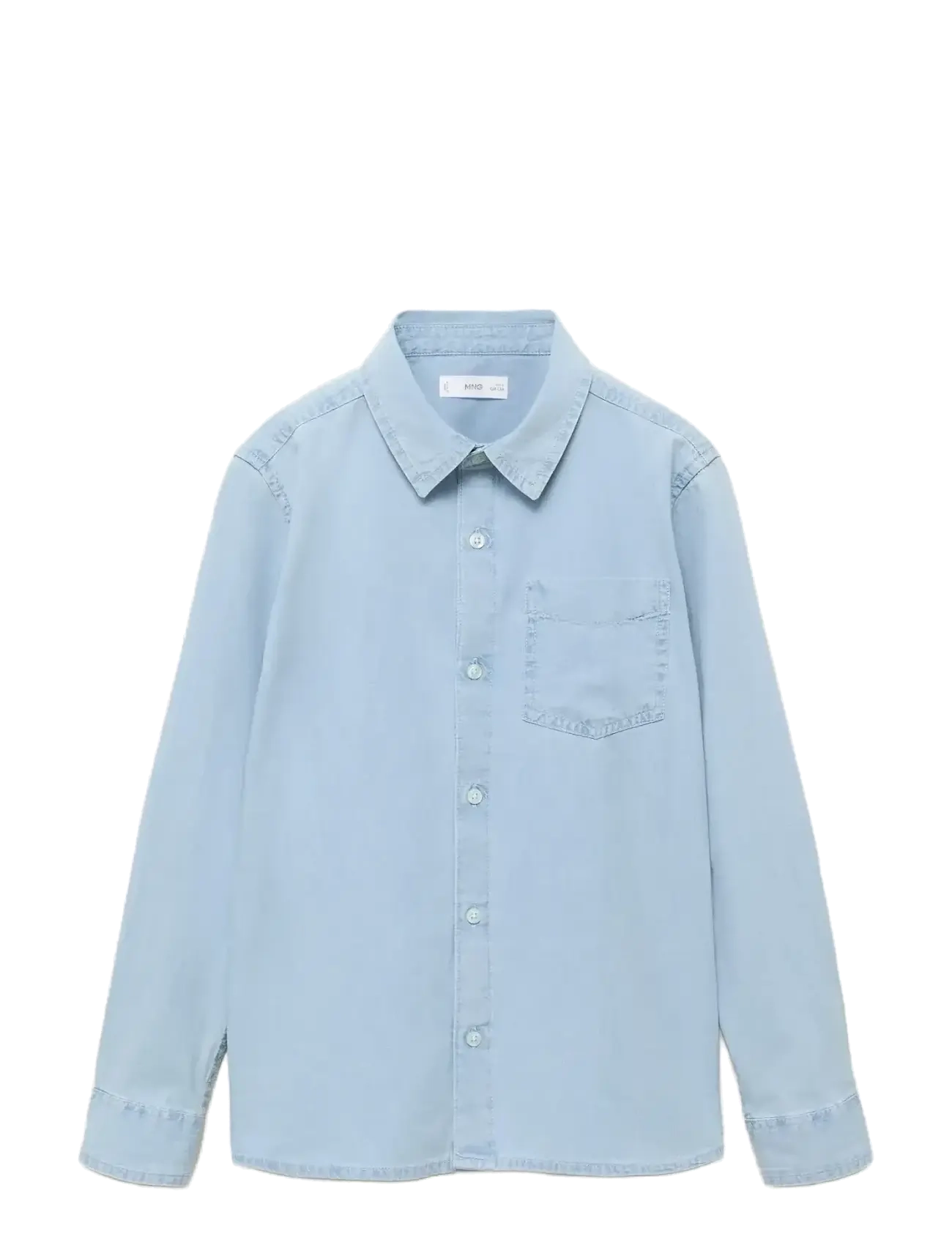 MANGO Baumwolle Denim Shirt Blau - 116 - Kinder