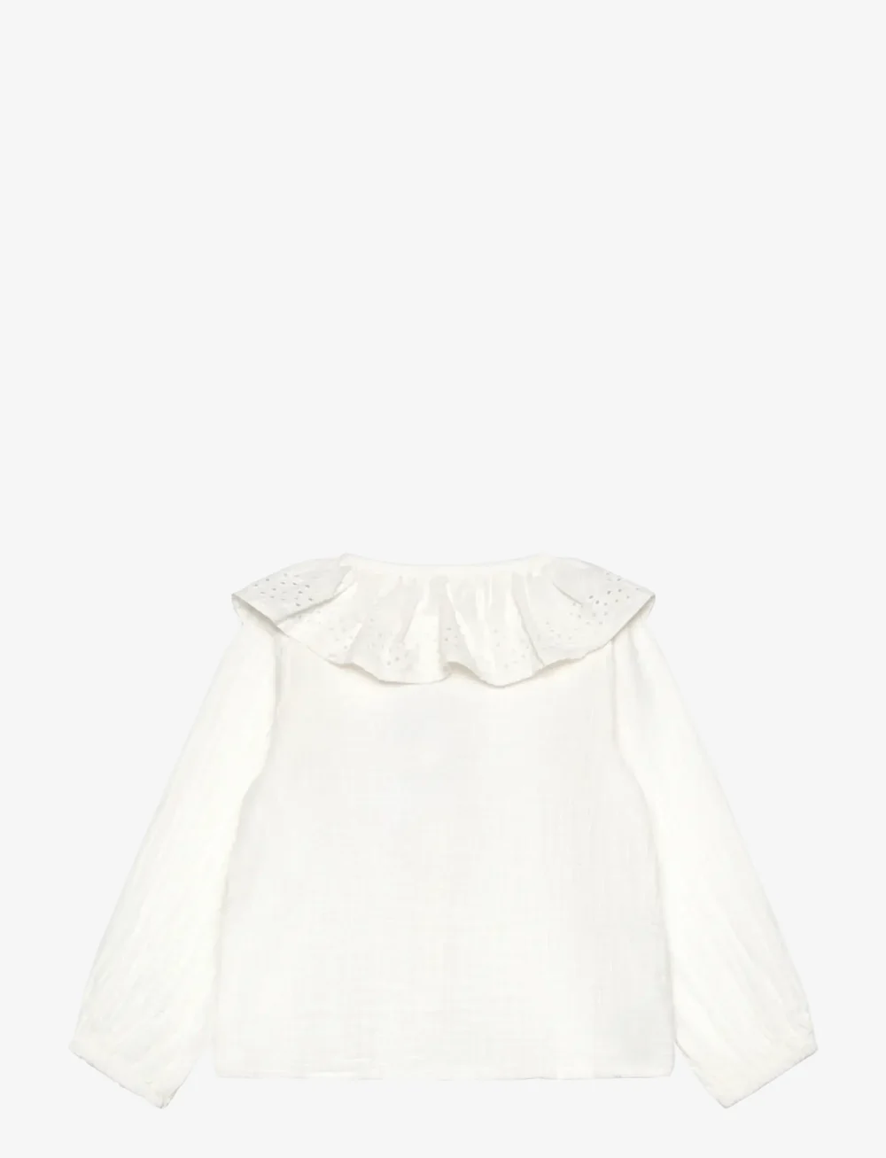 Mango - Bambula embroidered blouse - blusen & tuniken - white - 2