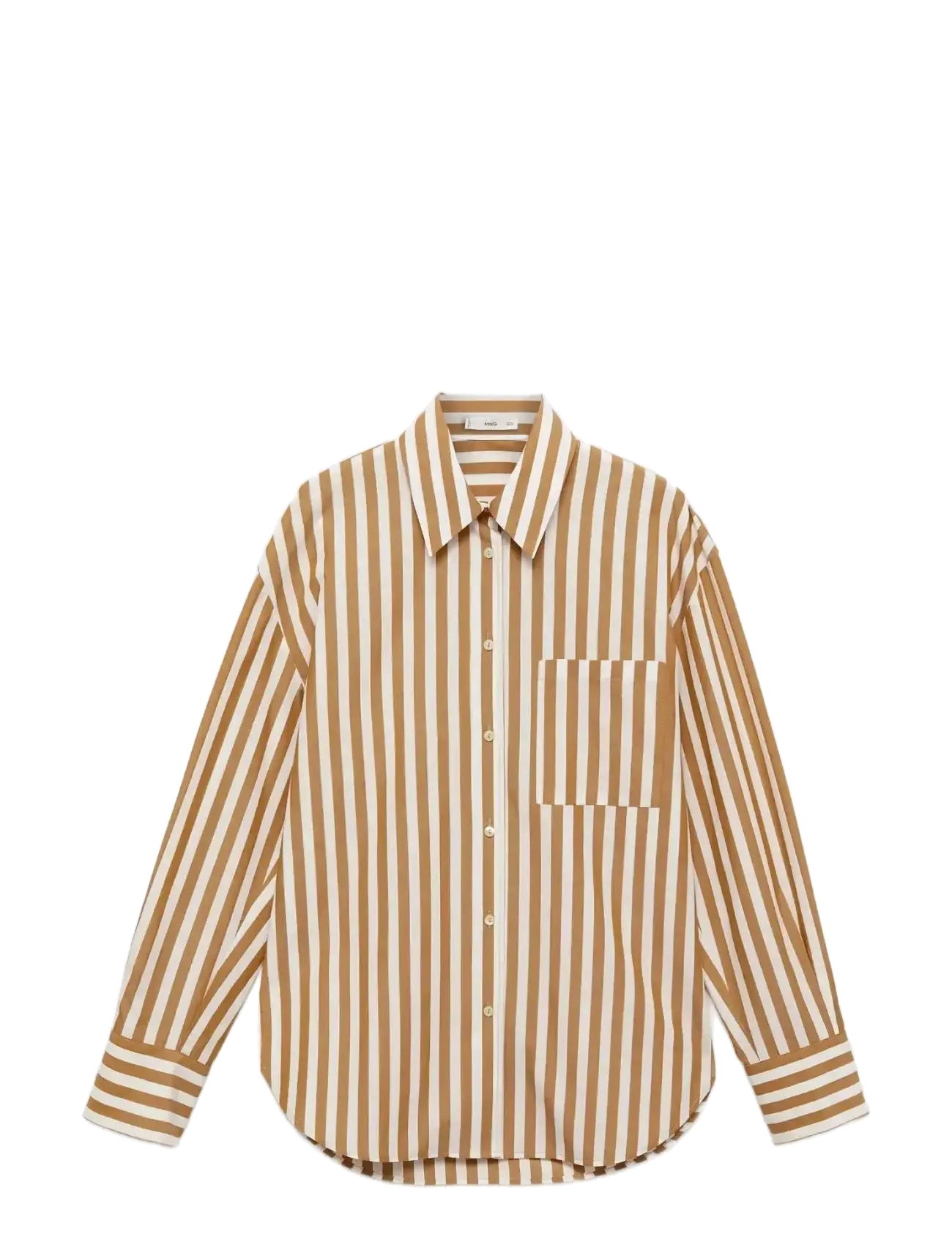 Mango - Oversize striped shirt - natural white - 1