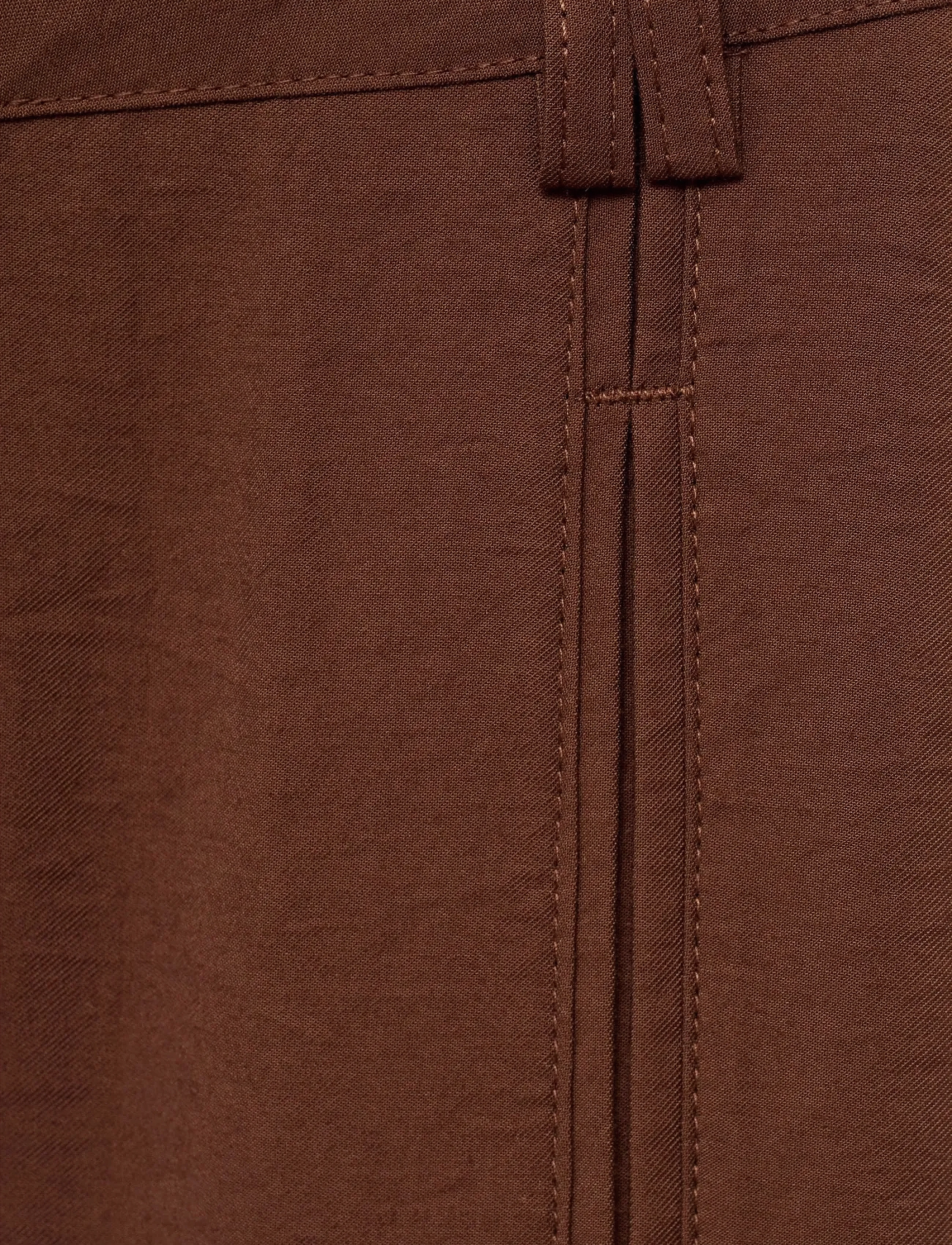 Mango - Straight-fit pleated trousers - bukser med brede ben - brown - 4