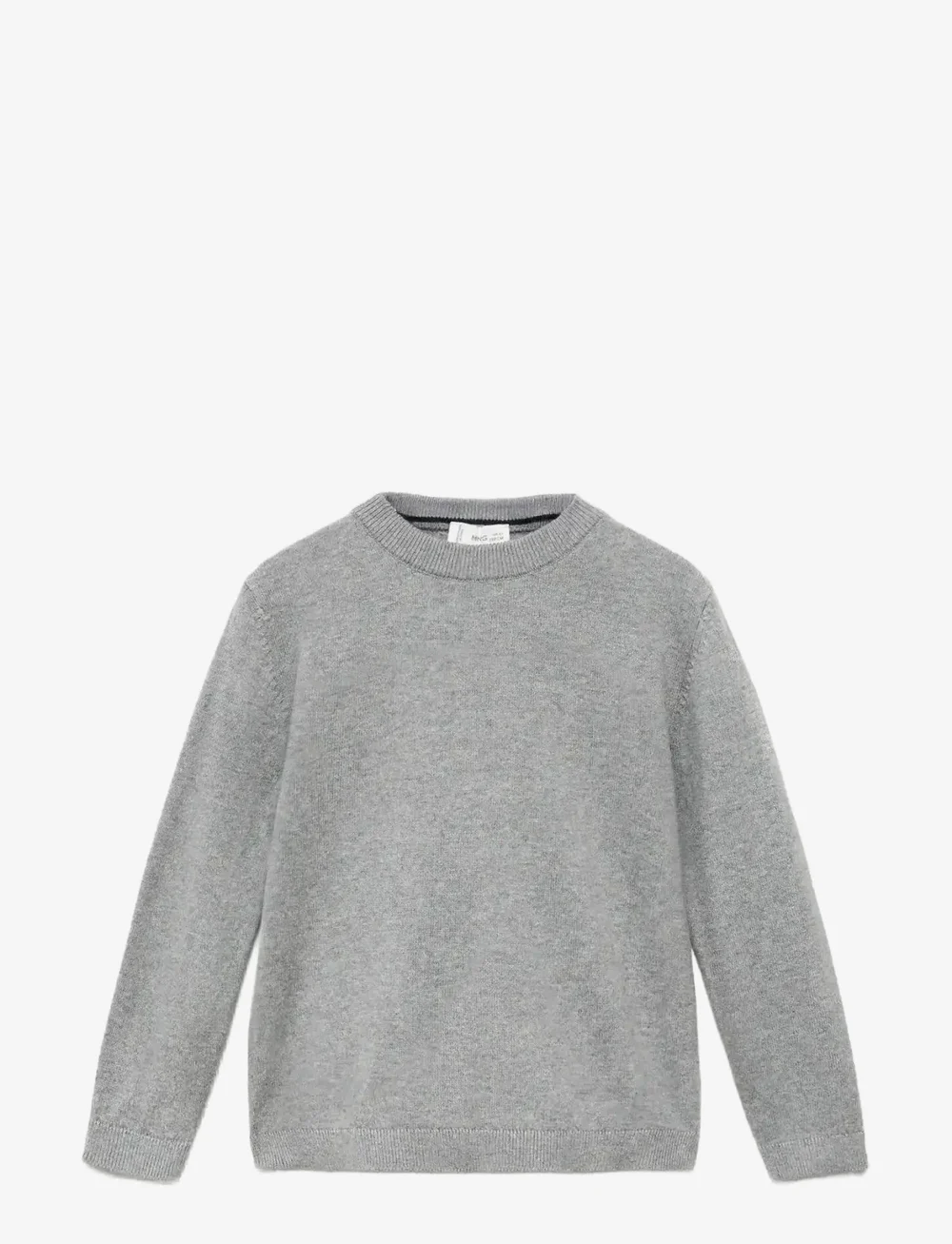 Mango - Knitted sweater with ribbed details - pullover - medium grey - 0