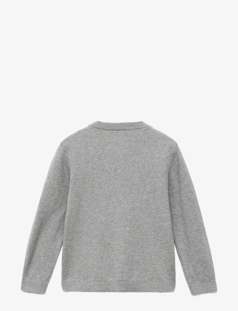 Mango - Knitted sweater with ribbed details - pullover - medium grey - 1