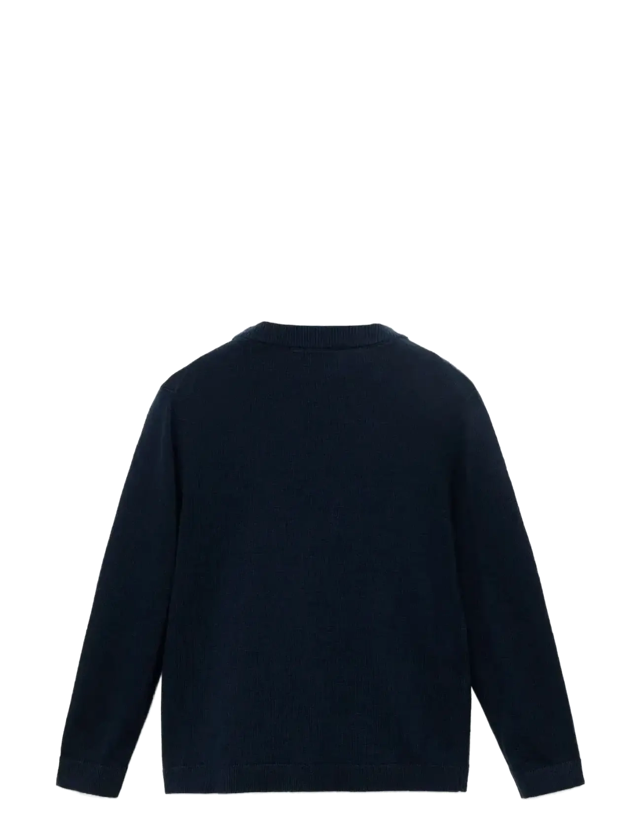 Mango - Knitted sweater with ribbed details - neulepuserot - navy - 2