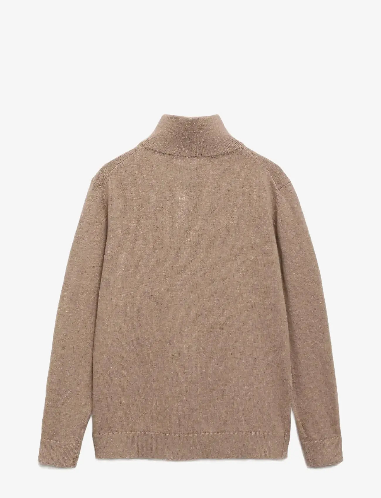 Mango - Zip neck jumper - trøjer - medium brown - 1