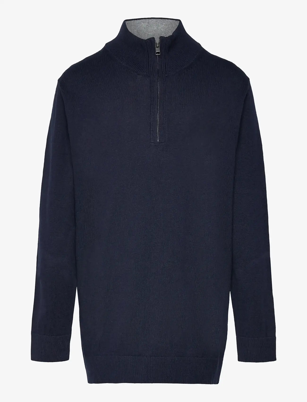 Mango - Zip neck jumper - herbstliche kleidung - navy - 0