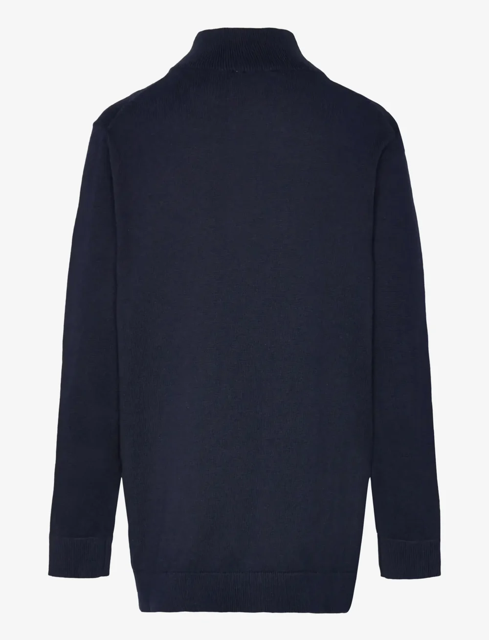 Mango - Zip neck jumper - stickade tröjor - navy - 2