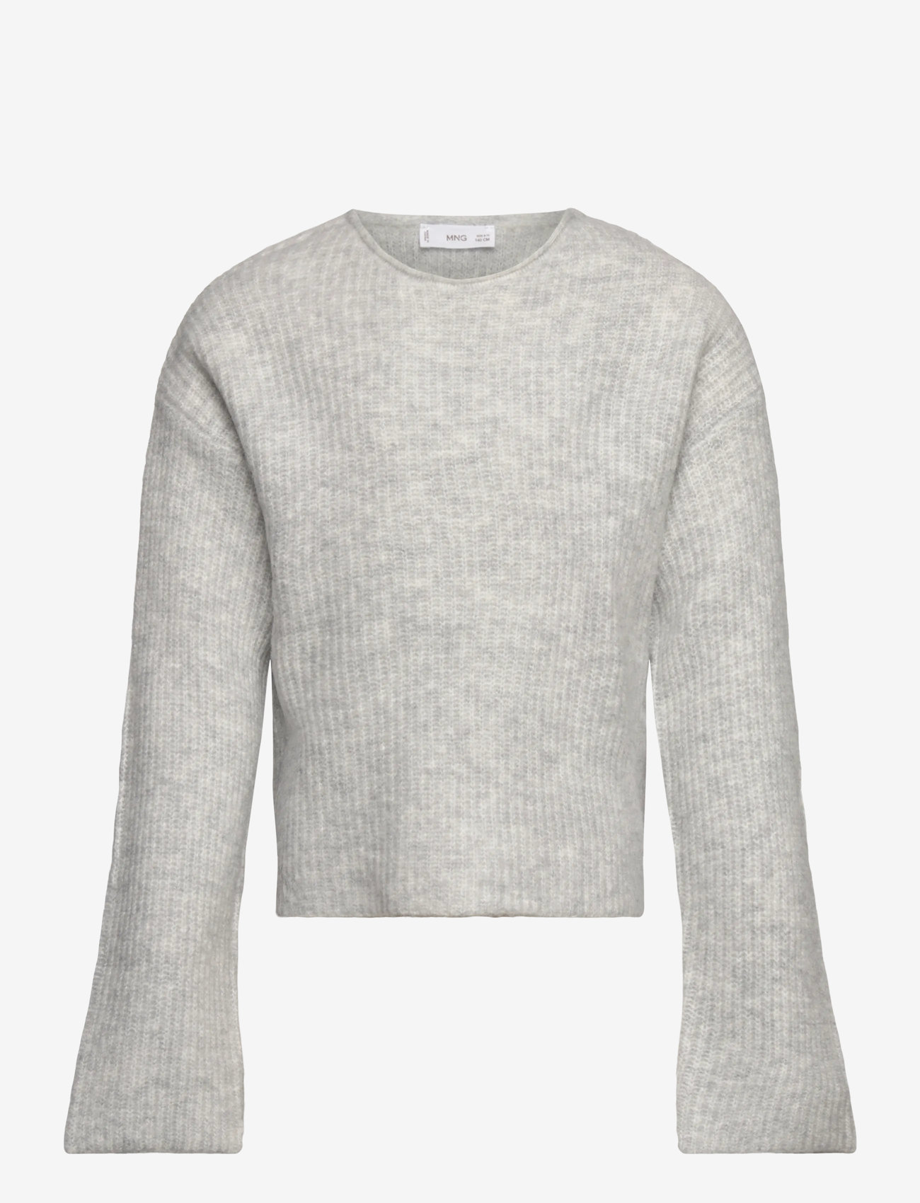 Mango - Knitted ribbed sweater - sügisesed riided - lt pastel grey - 0