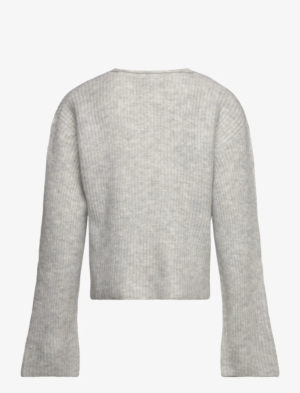 Mango - Knitted ribbed sweater - pullover - lt pastel grey - 1