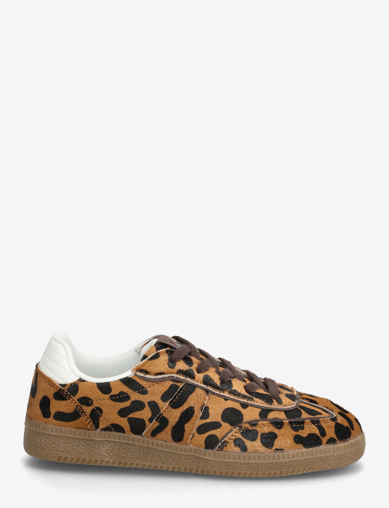 Mango - Leopard leather sneakers - niedriger schnitt - black - 1