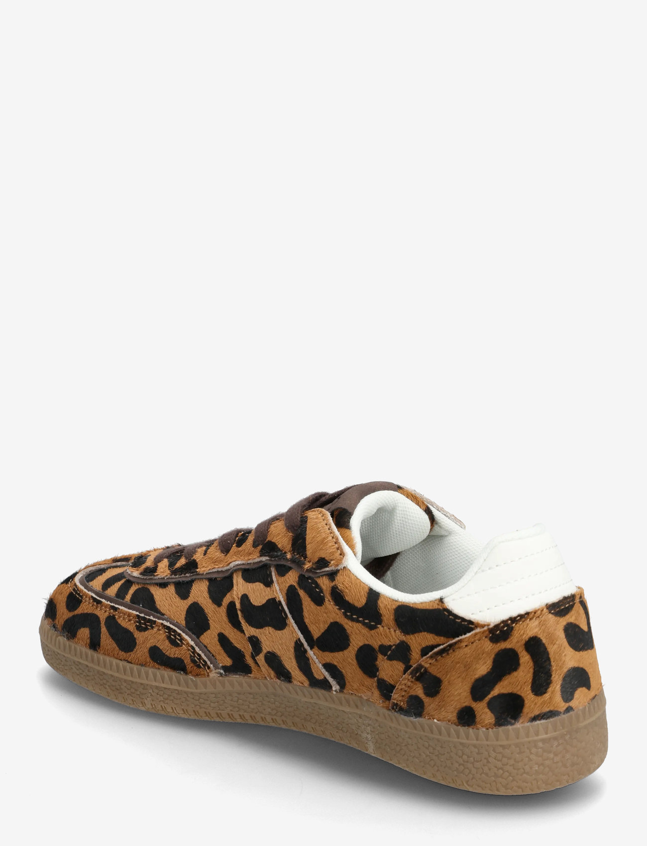 Mango - Leopard leather sneakers - niedriger schnitt - black - 2