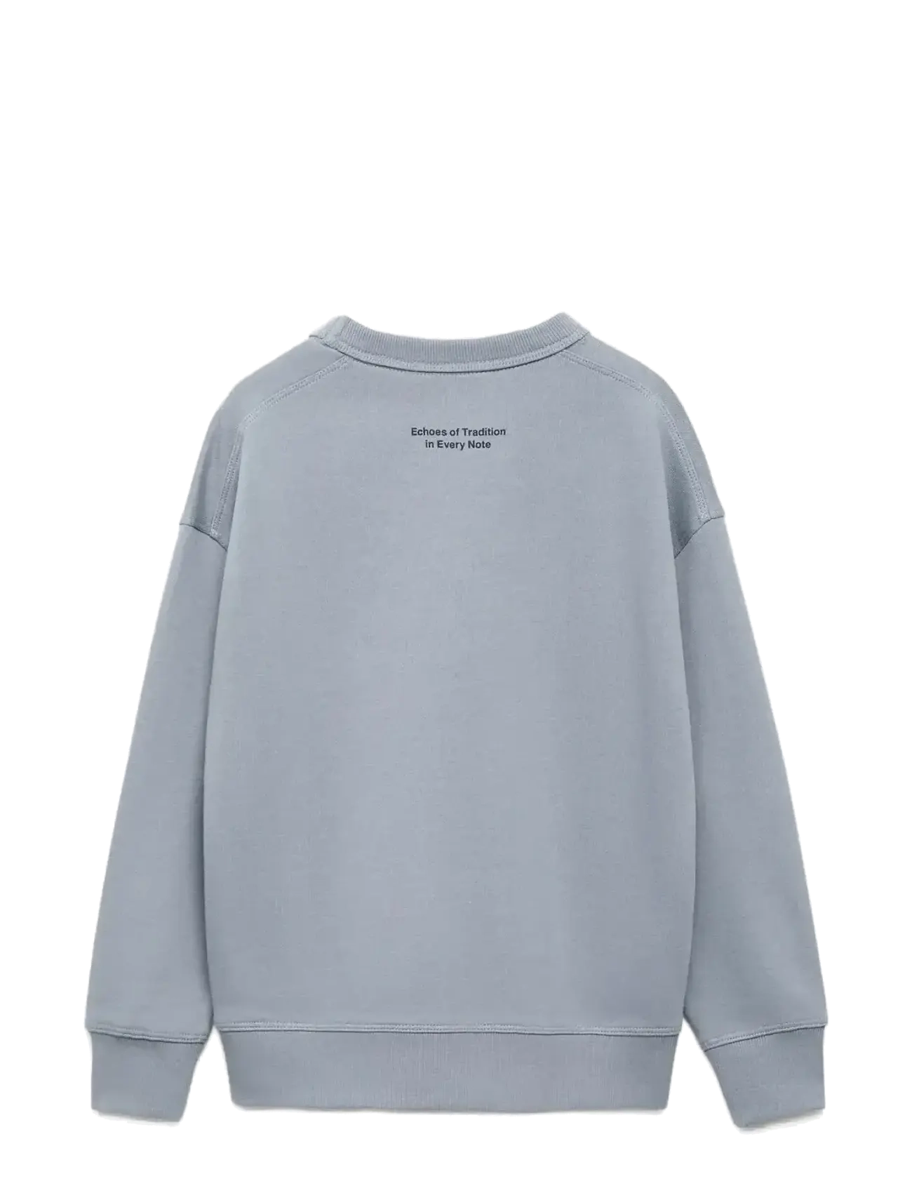 Mango - Oversized cotton sweatshirt - sweatshirts - medium blue - 2
