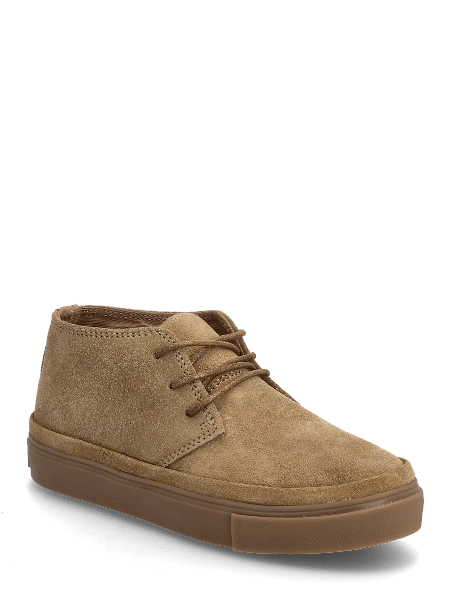 Mango - Lace-up leather shoes - høje sneakers - lt pastel brown - 0