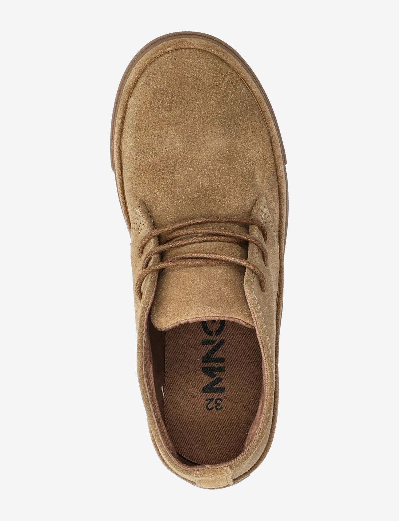 Mango - Lace-up leather shoes - høje sneakers - lt pastel brown - 3