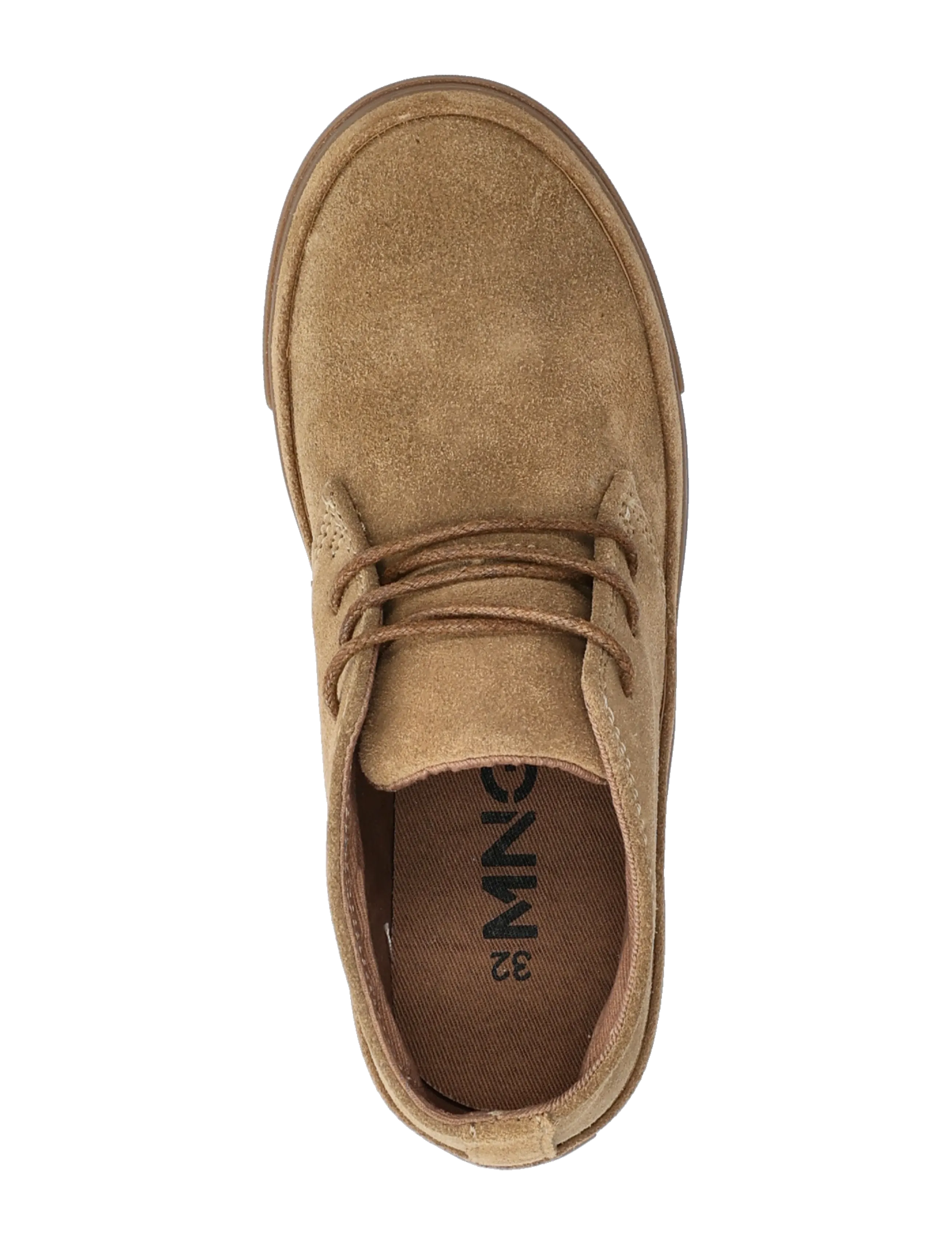 Mango - Lace-up leather shoes - höga sneakers - lt pastel brown - 3