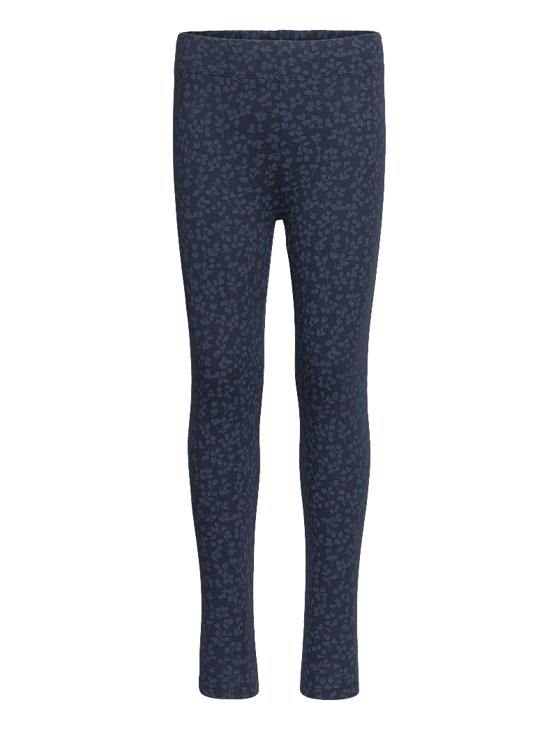 Mango - Printed leggings - leggings - navy - 0