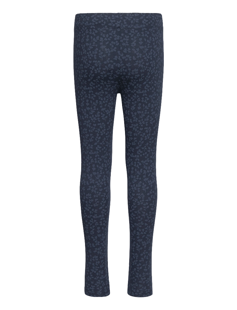 Mango - Printed leggings - leggings - navy - 1