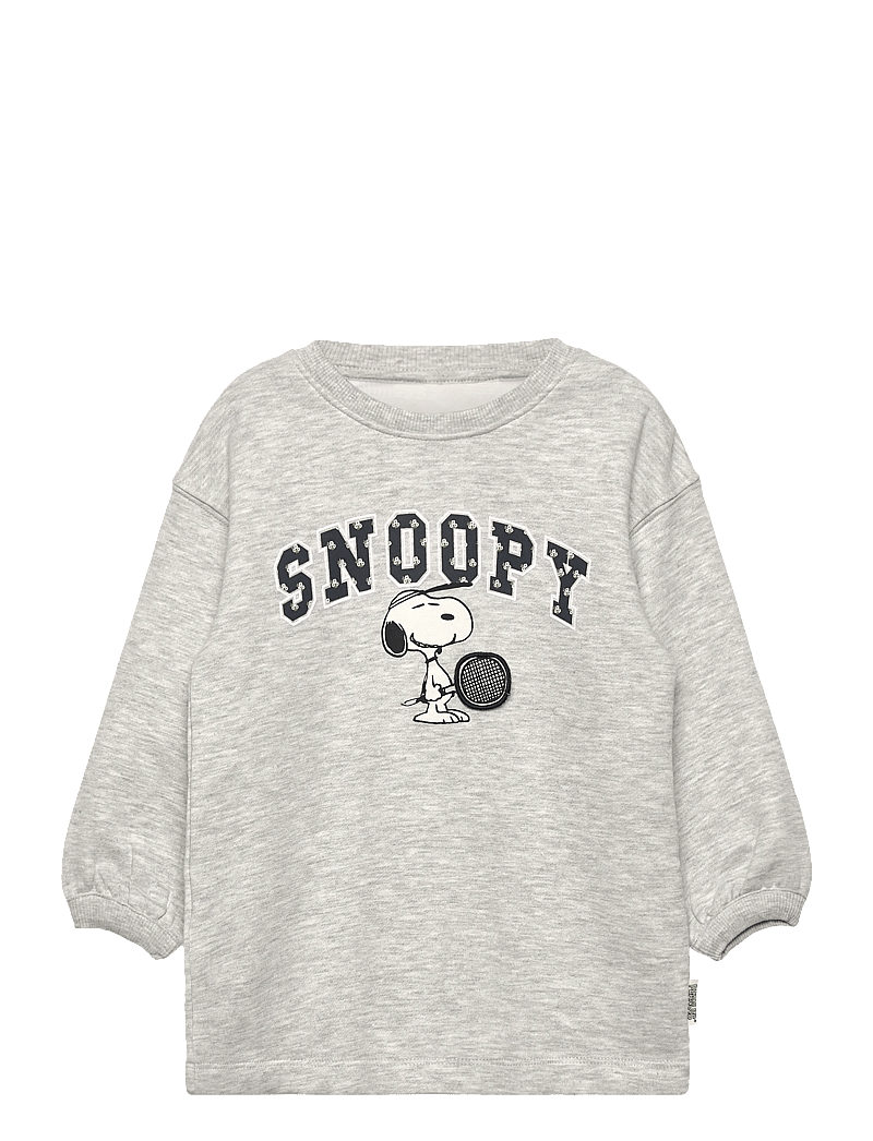 Mango - Snoopy sweatshirt dress - sweatshirts - lt pastel grey - 0