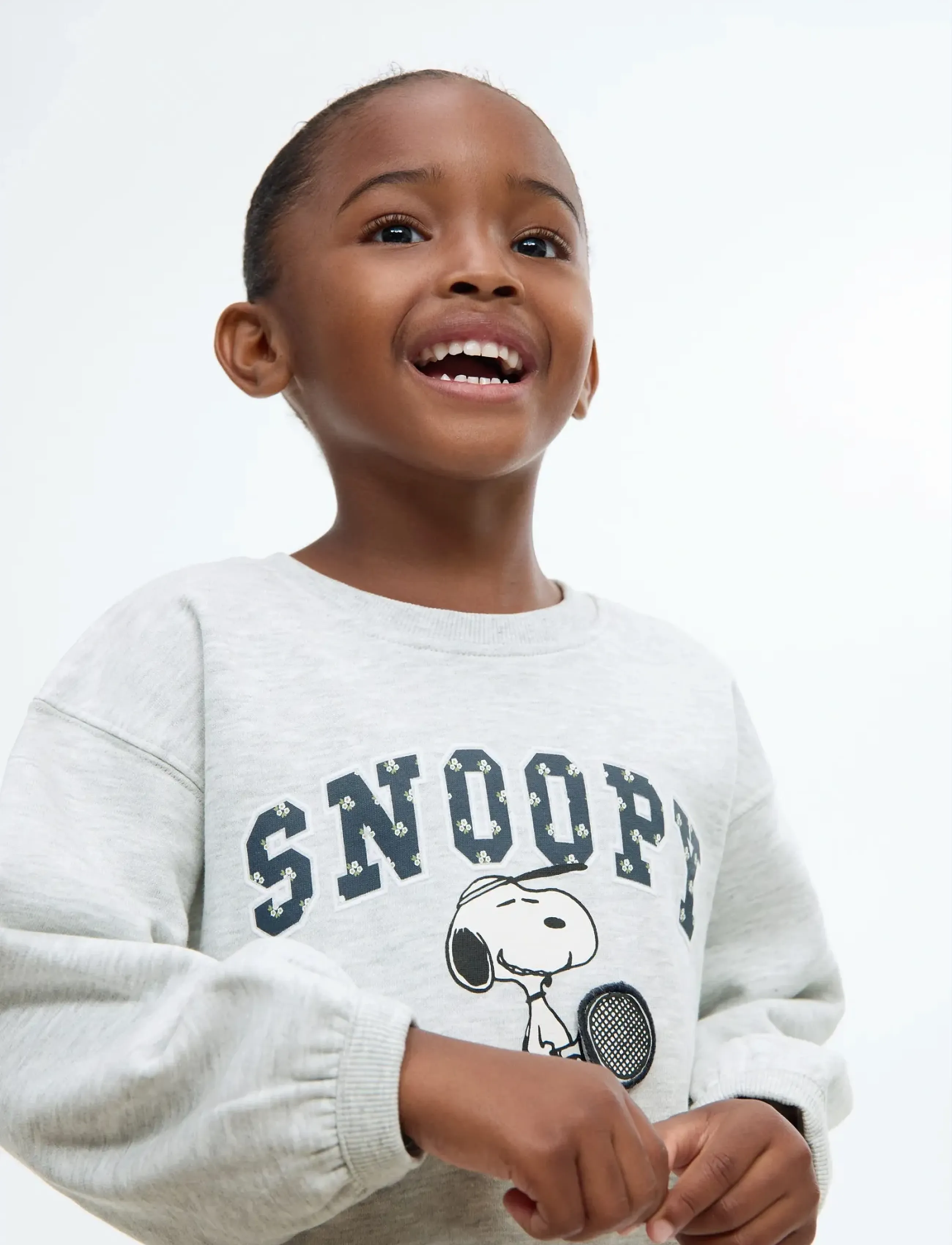 Mango Snoopy sweatshirt dress - Mango - LT PASTEL GREY / grey