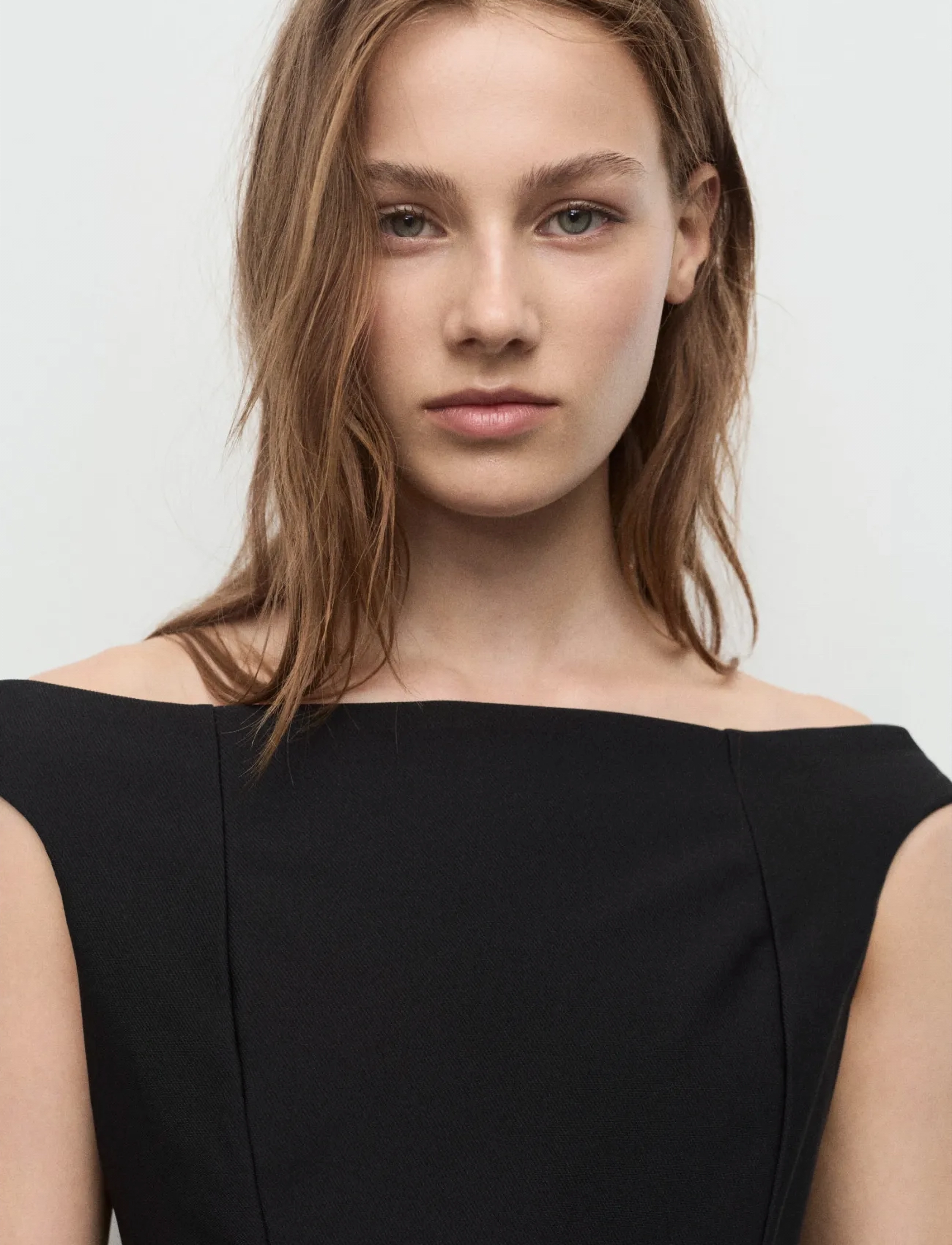 Mango - Strapless peplum top - Ærmeløse bluser - black - 2