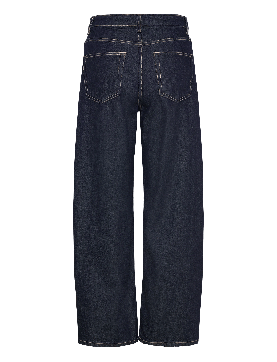 Mango - Mid-rise rinse-wash barrel jeans - barrel jeans - open blue - 2