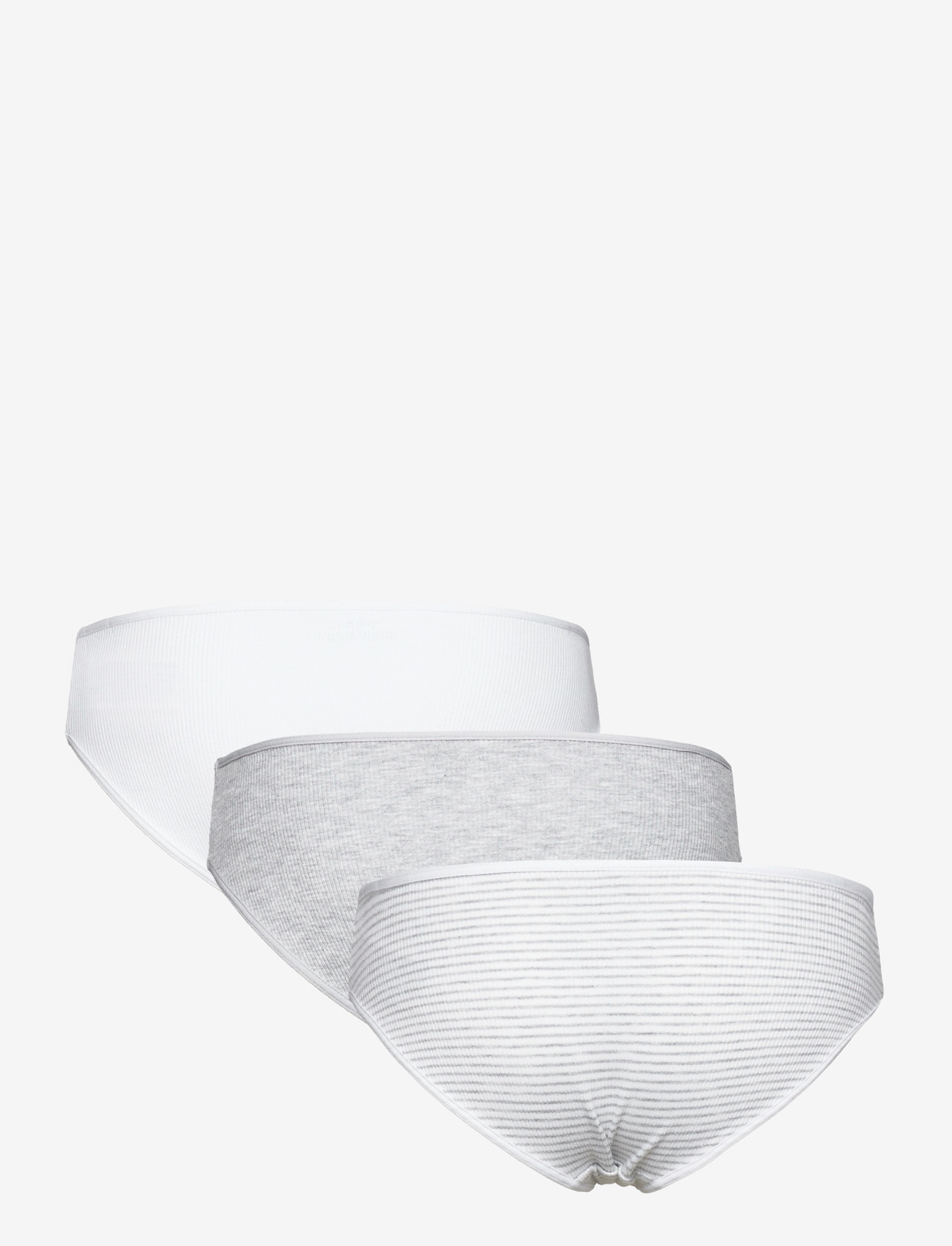 Mango - 3 pack essential panty - underdele - lt pastel grey - 1