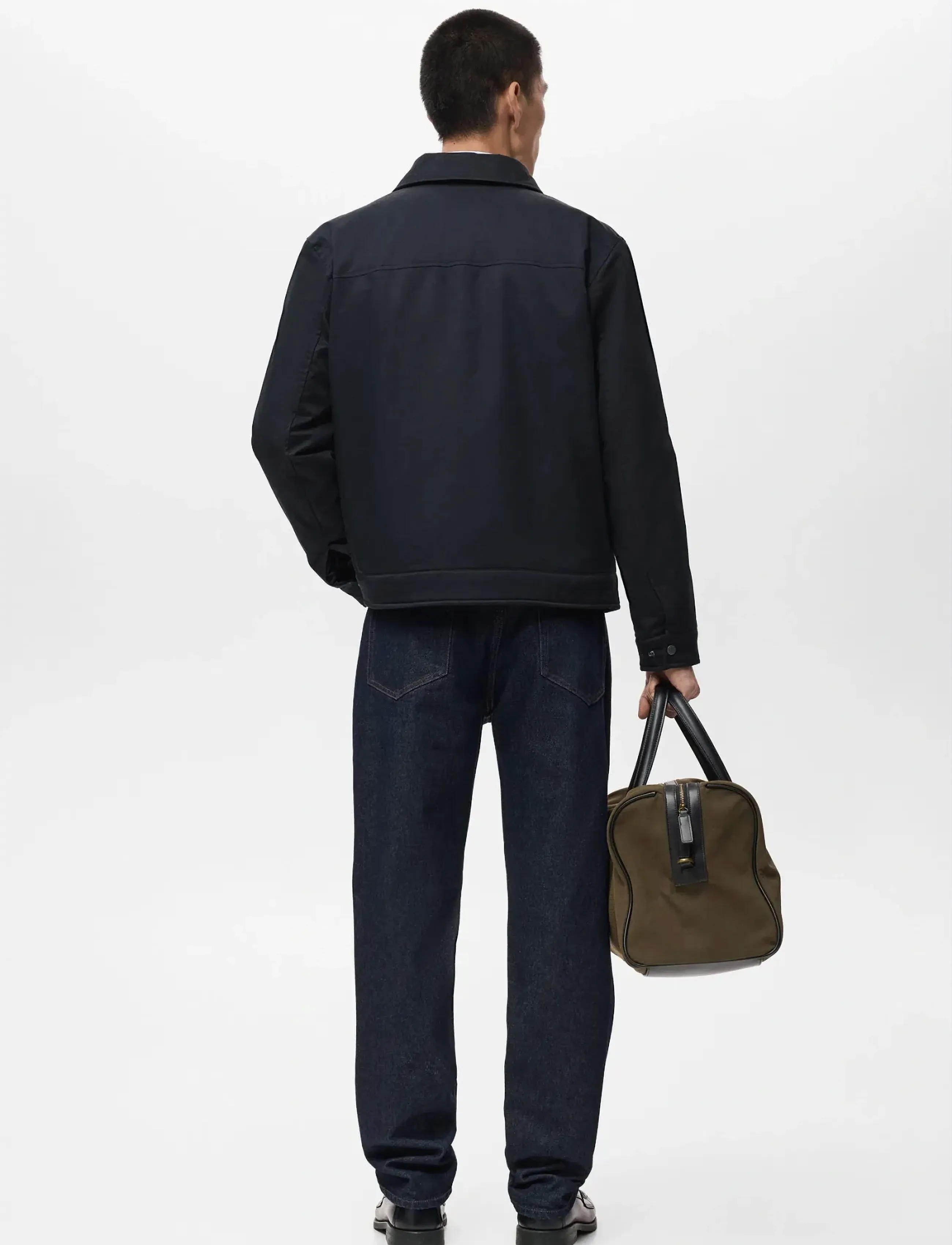 Mango - Quilted water repellent jacket - talvejoped - navy - 3
