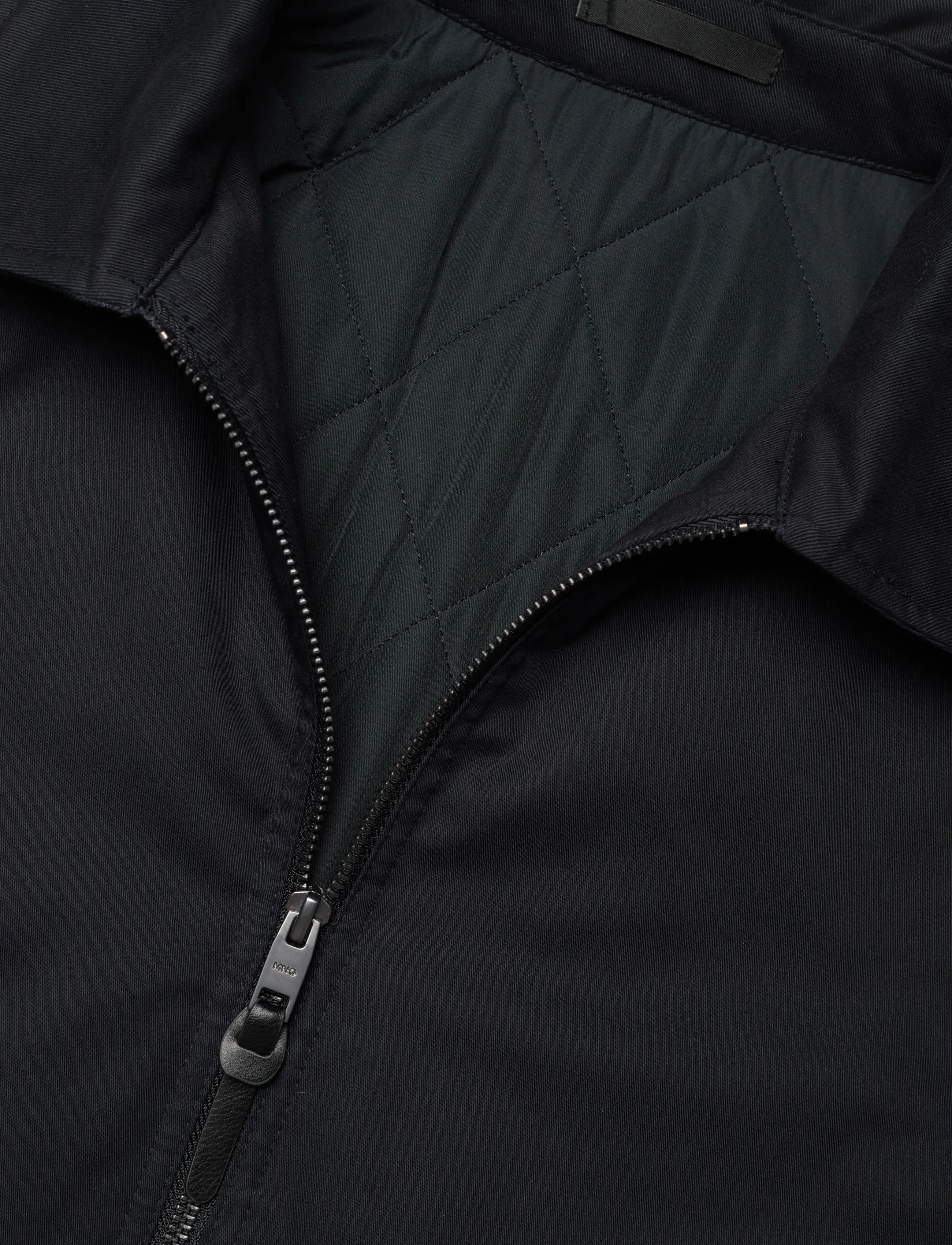 Mango - Quilted water repellent jacket - talvejoped - navy - 4