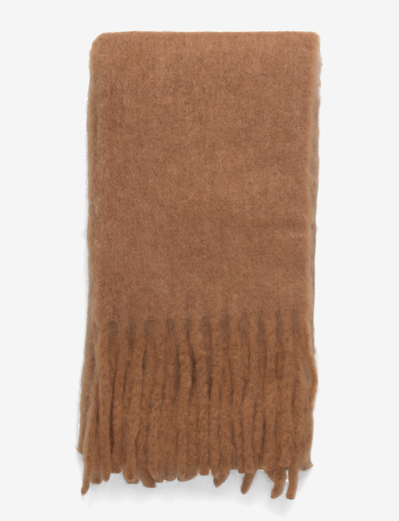 Mango - Fringed edge scarf - accessories - medium brown - 1