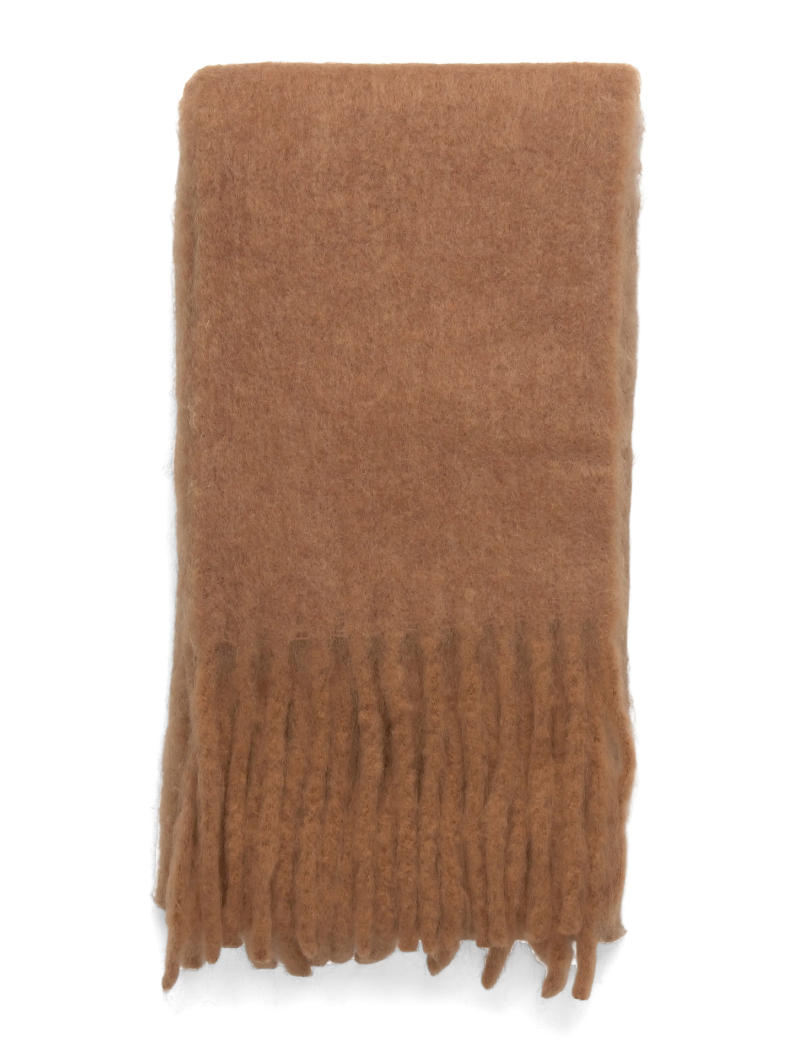 Mango - Fringed edge scarf - asusteet - medium brown - 2